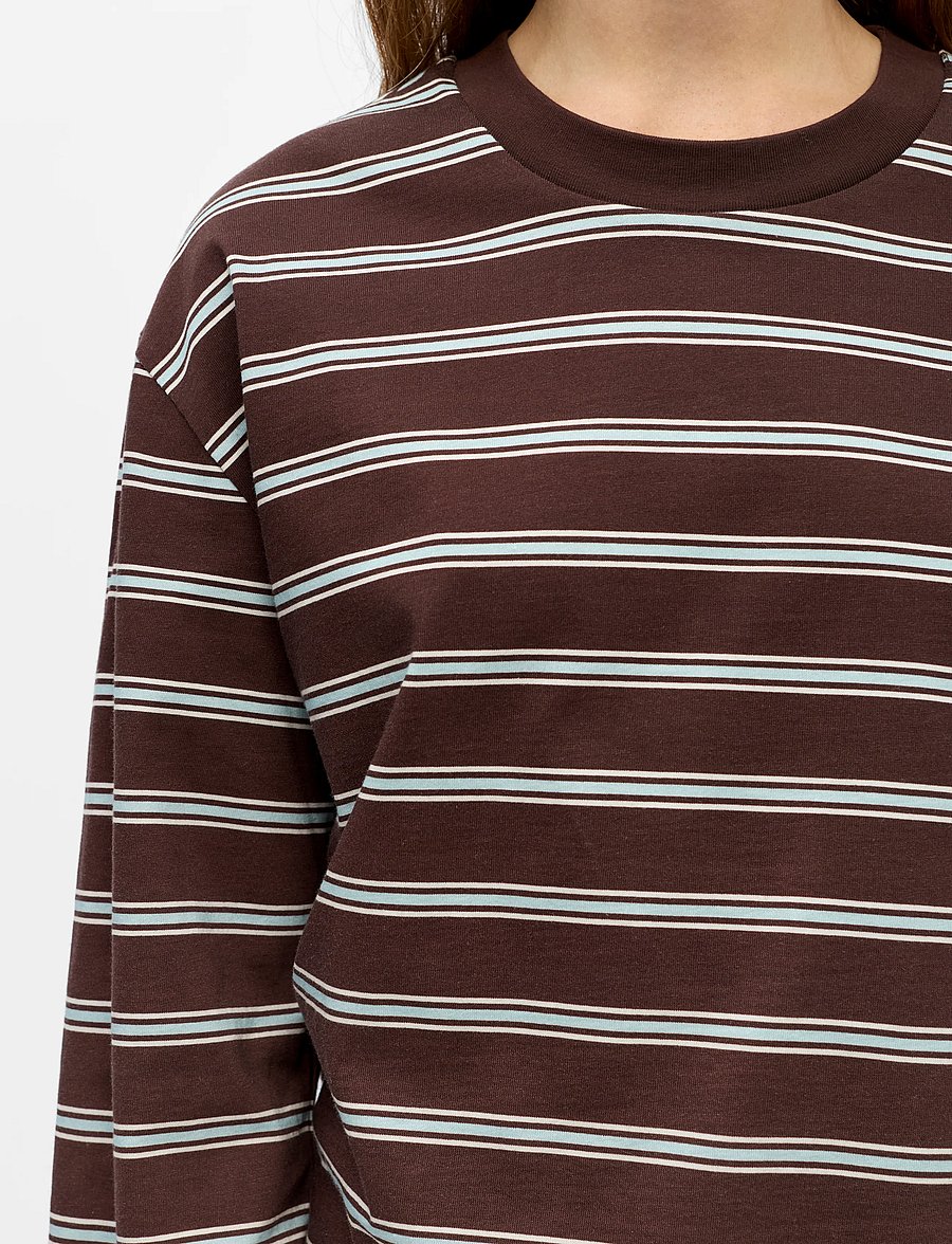Object - OBJGIMA RE L/S T-SHIRT E PA 26 - pikkade varrukatega topid - seal brown - 3