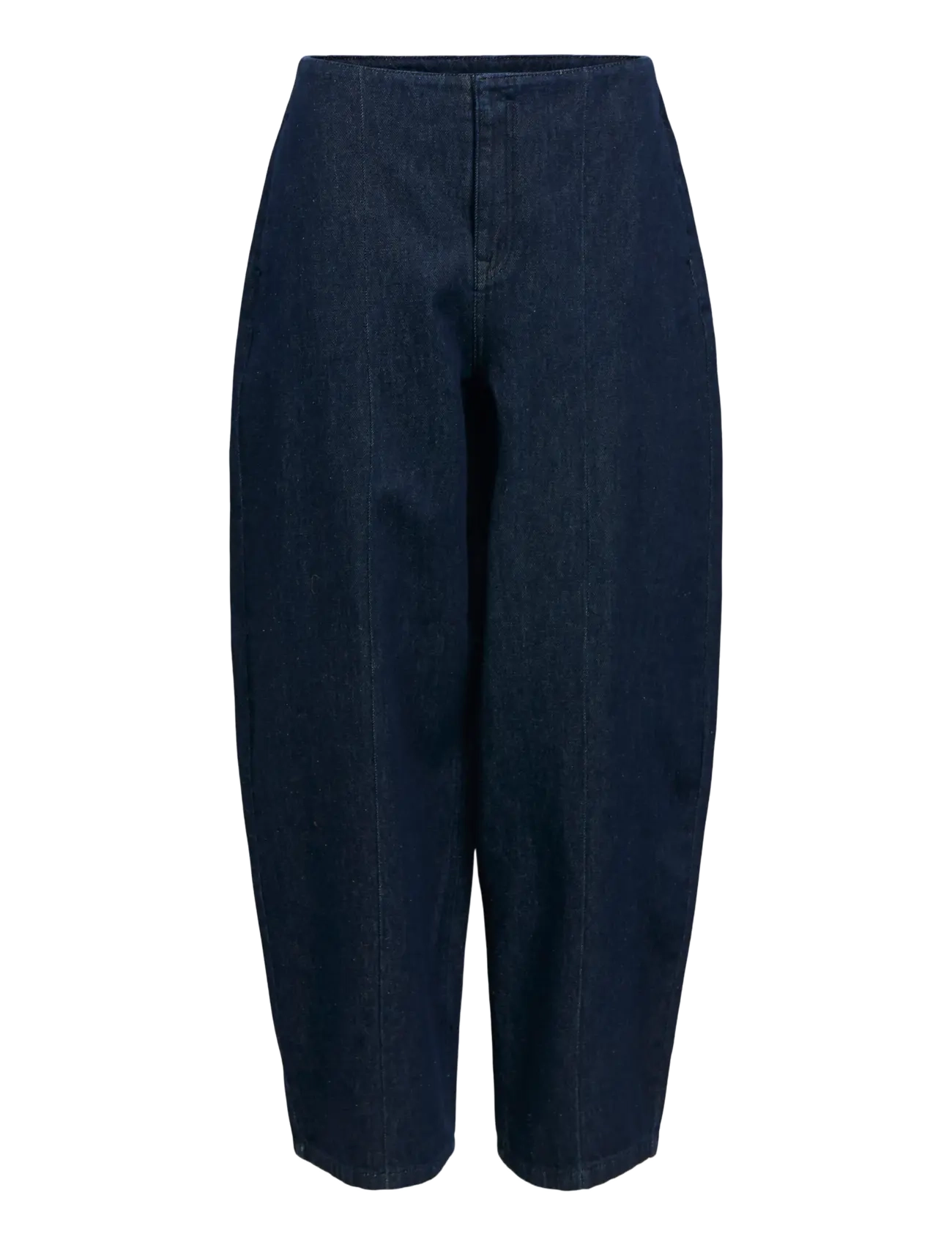 Object OBJCILIA HW WIDE JEANS E CI AW 26 - Jeans - DARK BLUE DENIM / navy