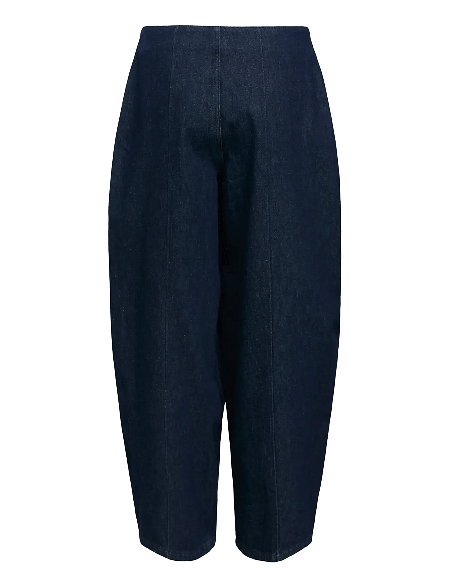 Object - OBJCILIA HW WIDE JEANS E CI AW 26 - wide leg jeans - dark blue denim - 2