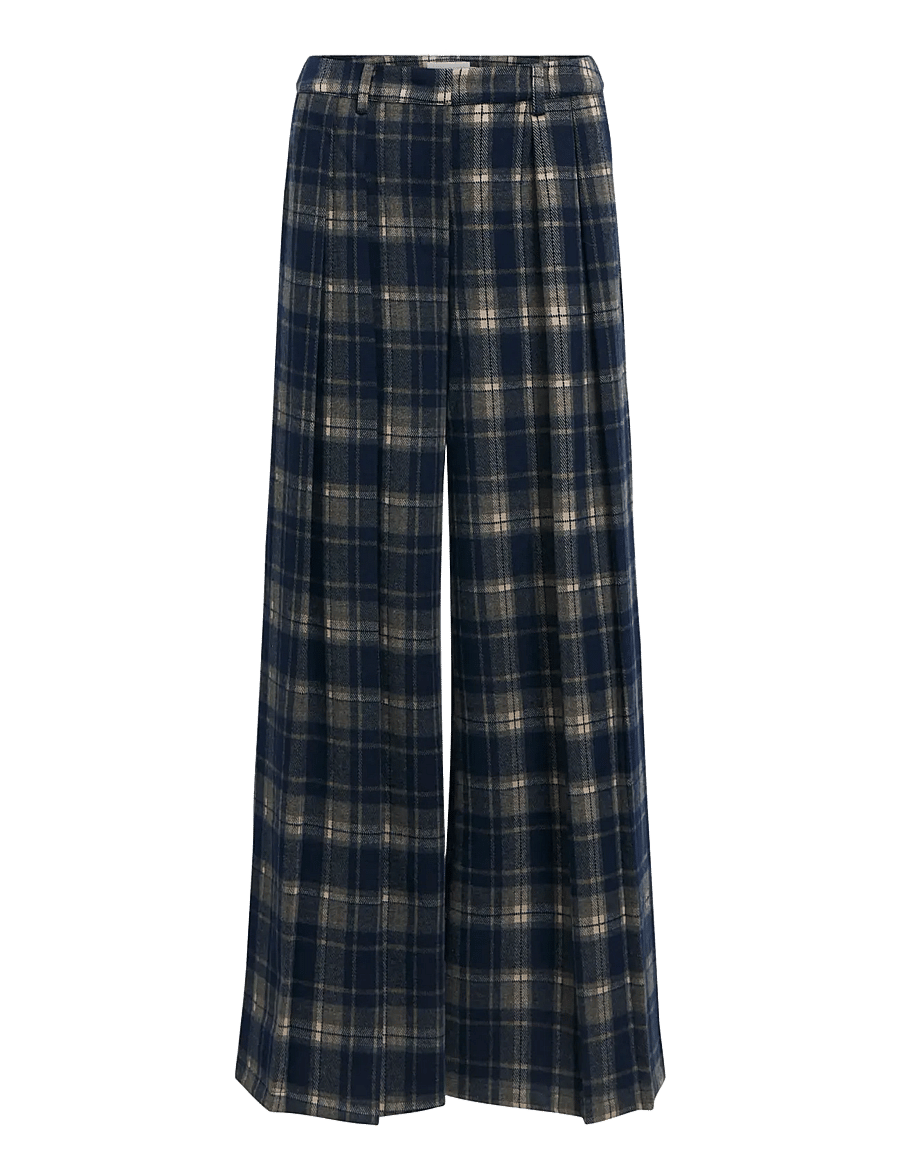 Object - OBJTHELMA RE WIDE PANT 147 - hosen mit weitem bein - sky captain - 1