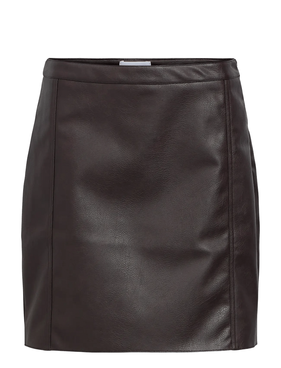 Object - OBJLIVA HW SHORT SKIRT 147 ND - seal brown - 1