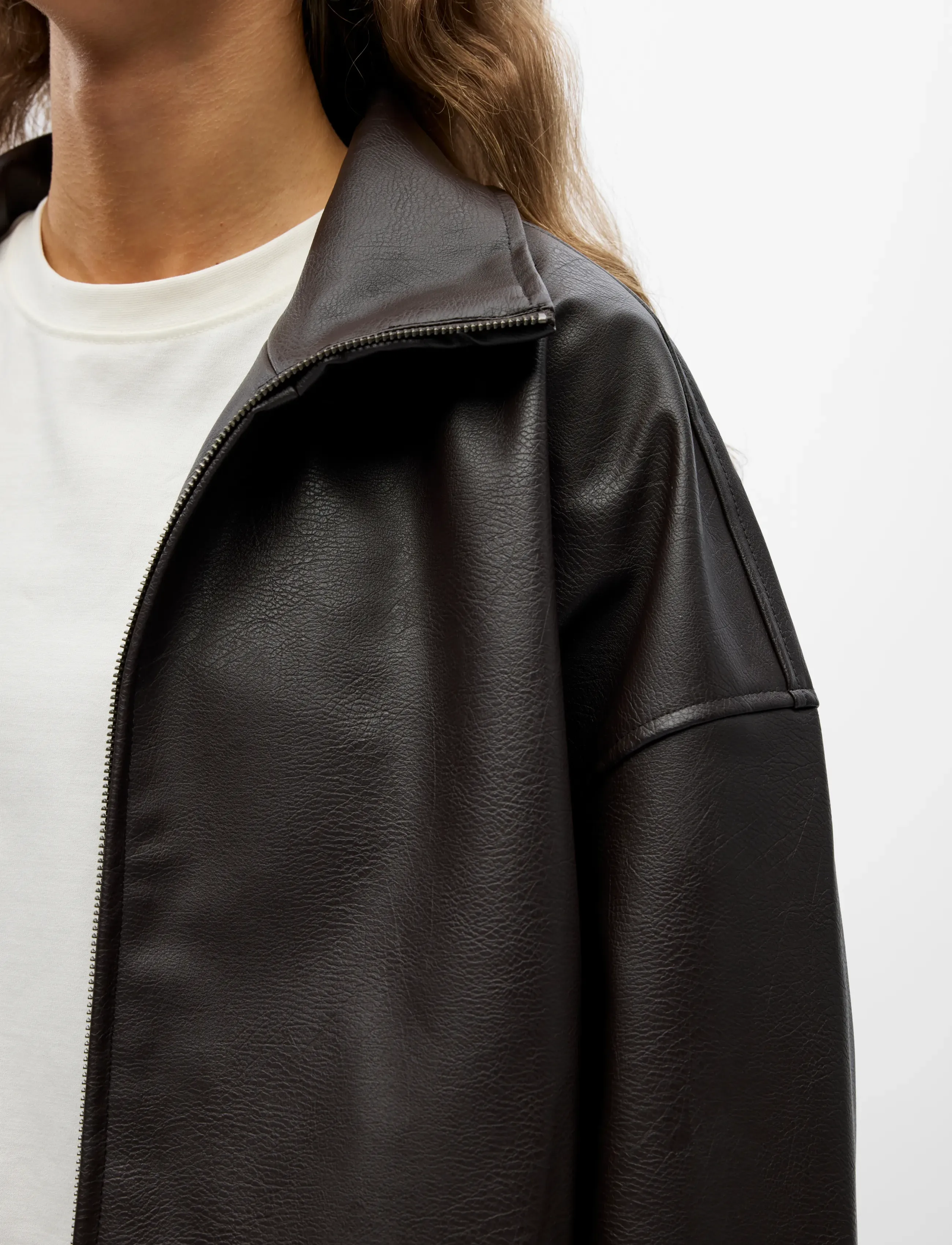Object - OBJLIVA L/S BOMBER JACKET NOOS - frühlingsjacken - seal brown - 3