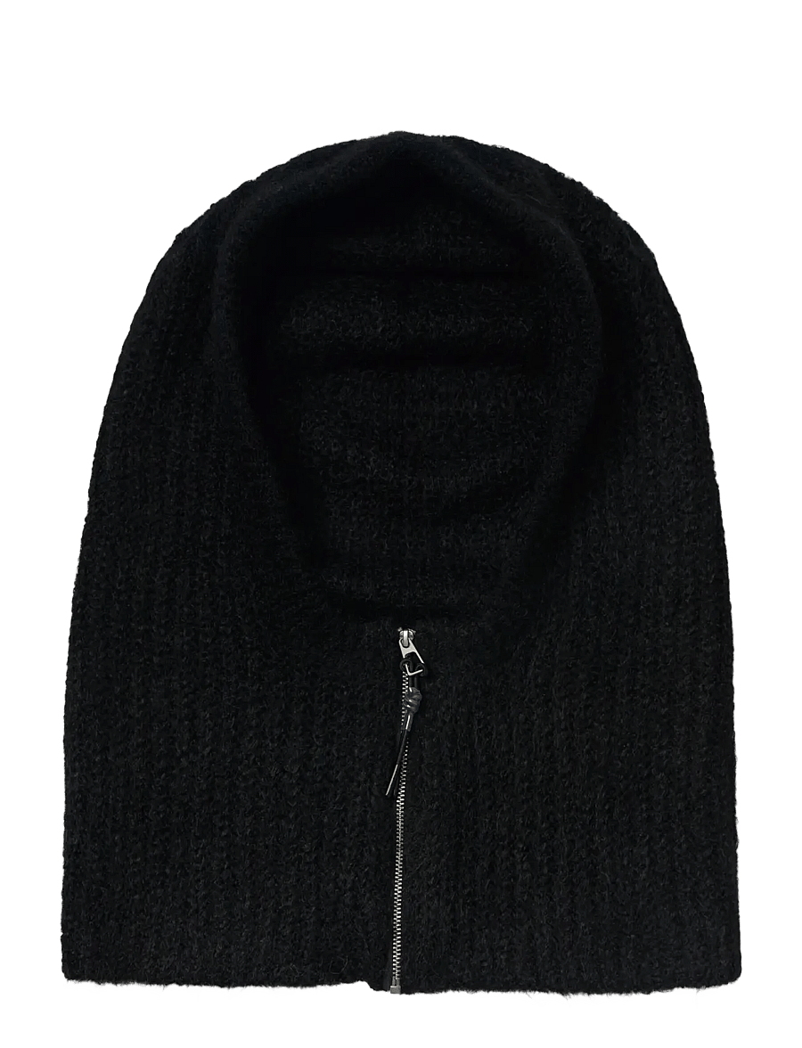 Object - OBJMILU ZIP BALACLAVA DIV - sturmhauben - black - 1