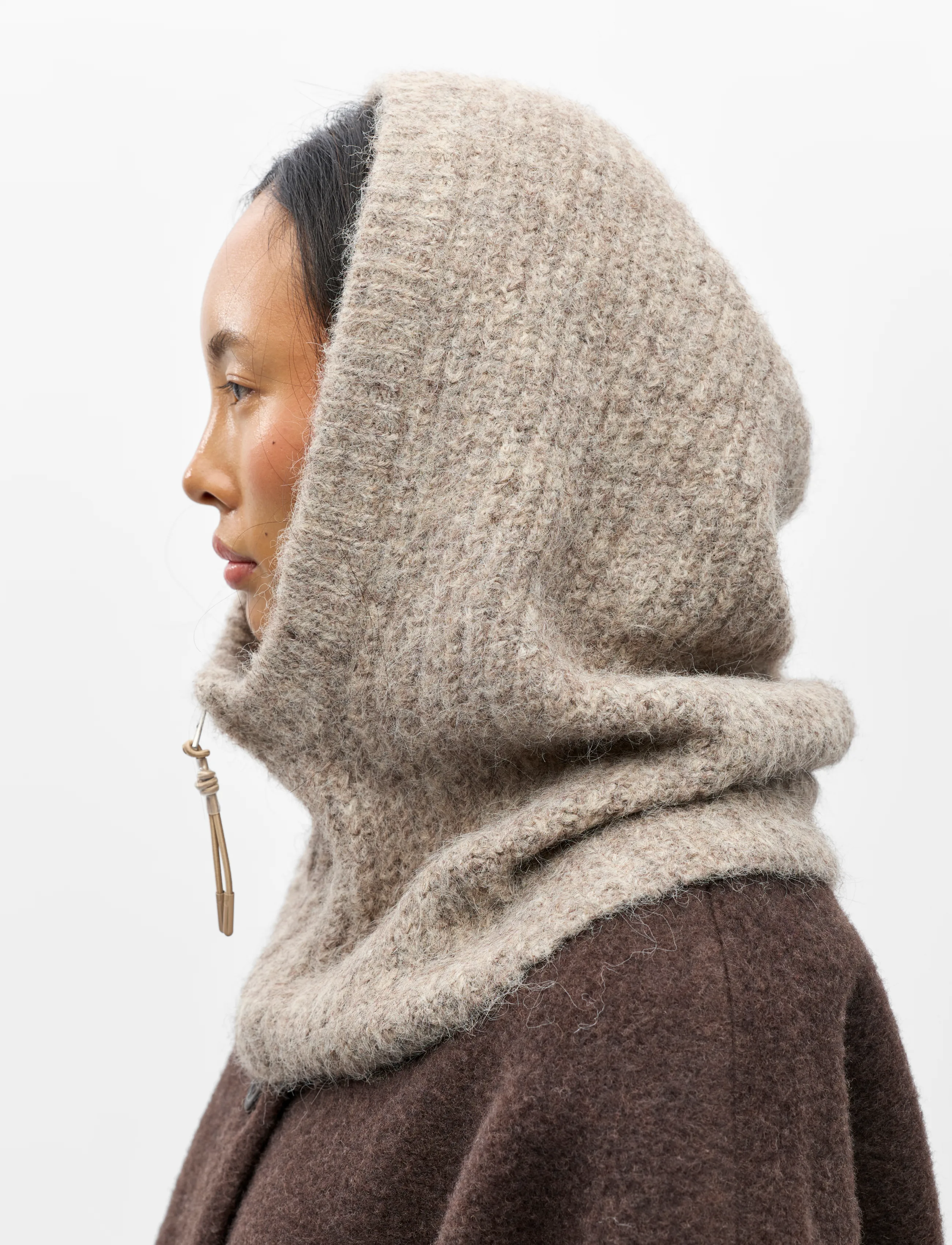 Object - OBJMILU ZIP BALACLAVA DIV - maskmütsid - humus - 2