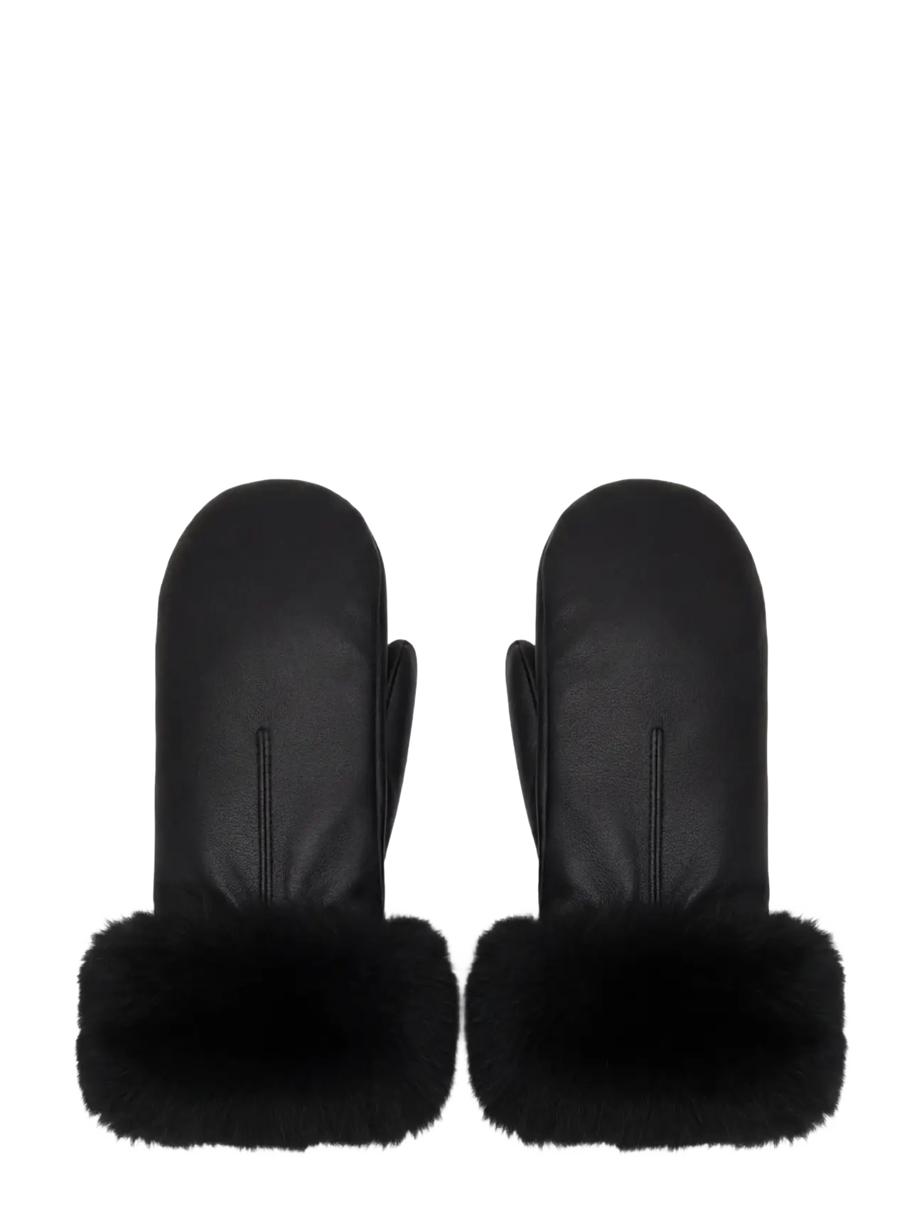 Object OBJJUNE MITTENS DIV - Fäustlinge - BLACK / black