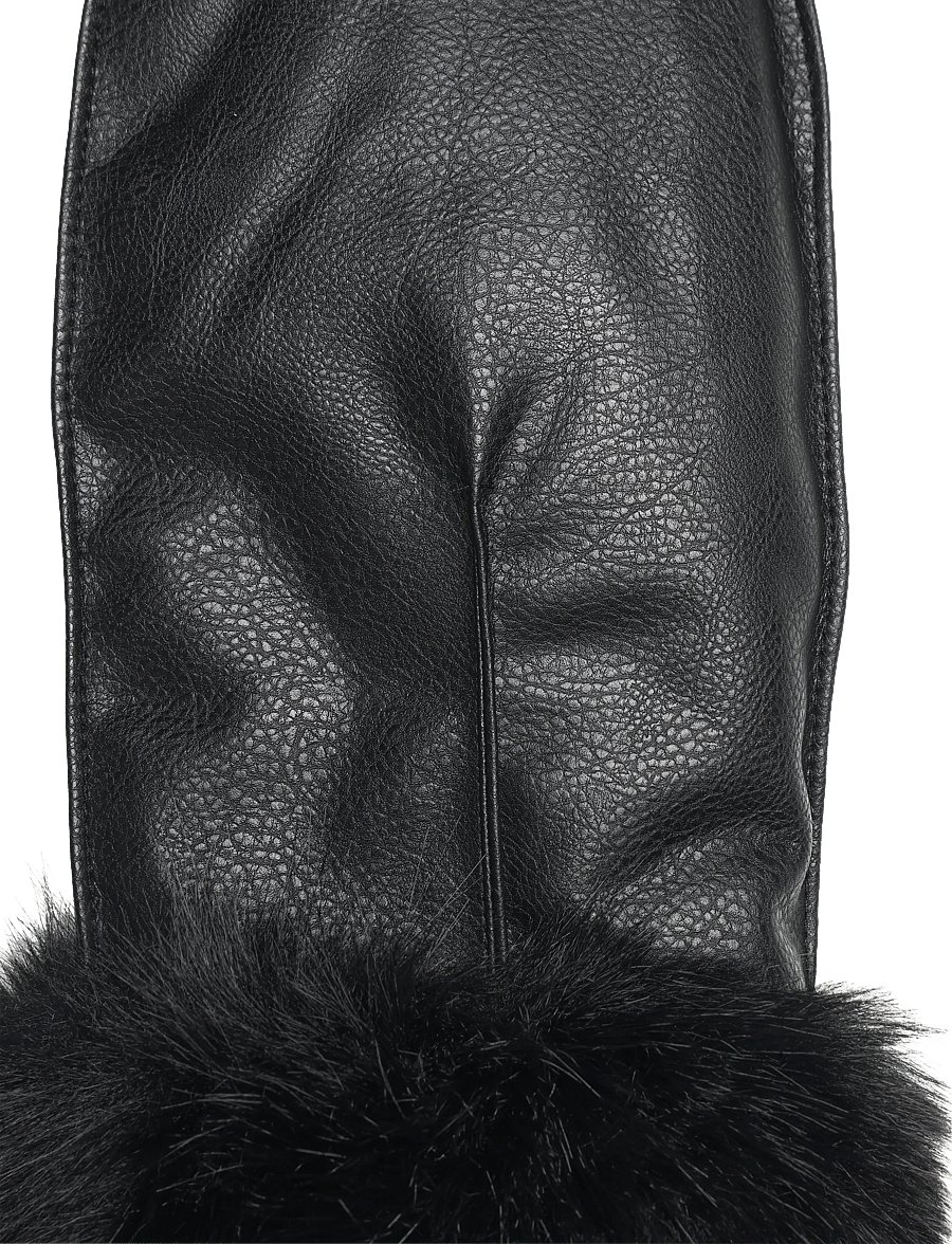 Object - OBJJUNE MITTENS DIV - thumb gloves - black - 4