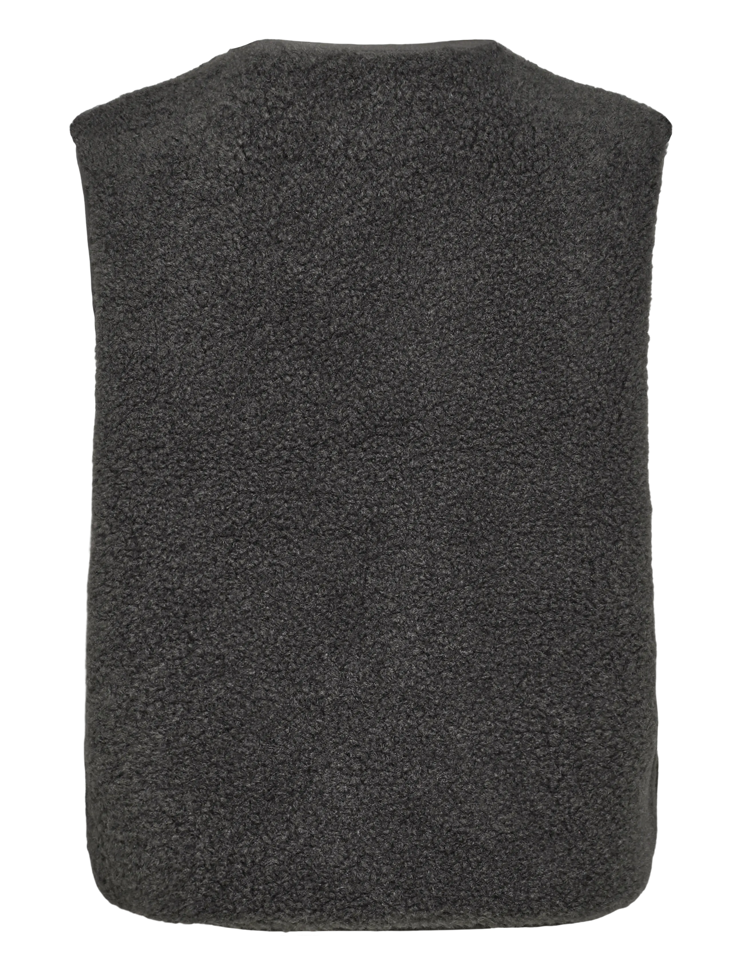 Object - OBJELLA WAISTCOAT NOOS - fleece- und teddy-westen - dark grey - 2