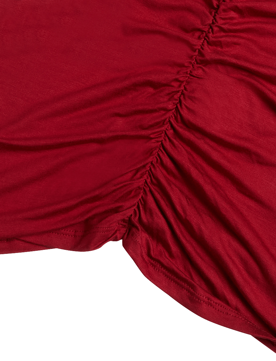 Object - OBJDINA L/S BOATNECK CAPE TOP E TNE 26 - pikkade varrukatega pluusid - red dahlia - 2
