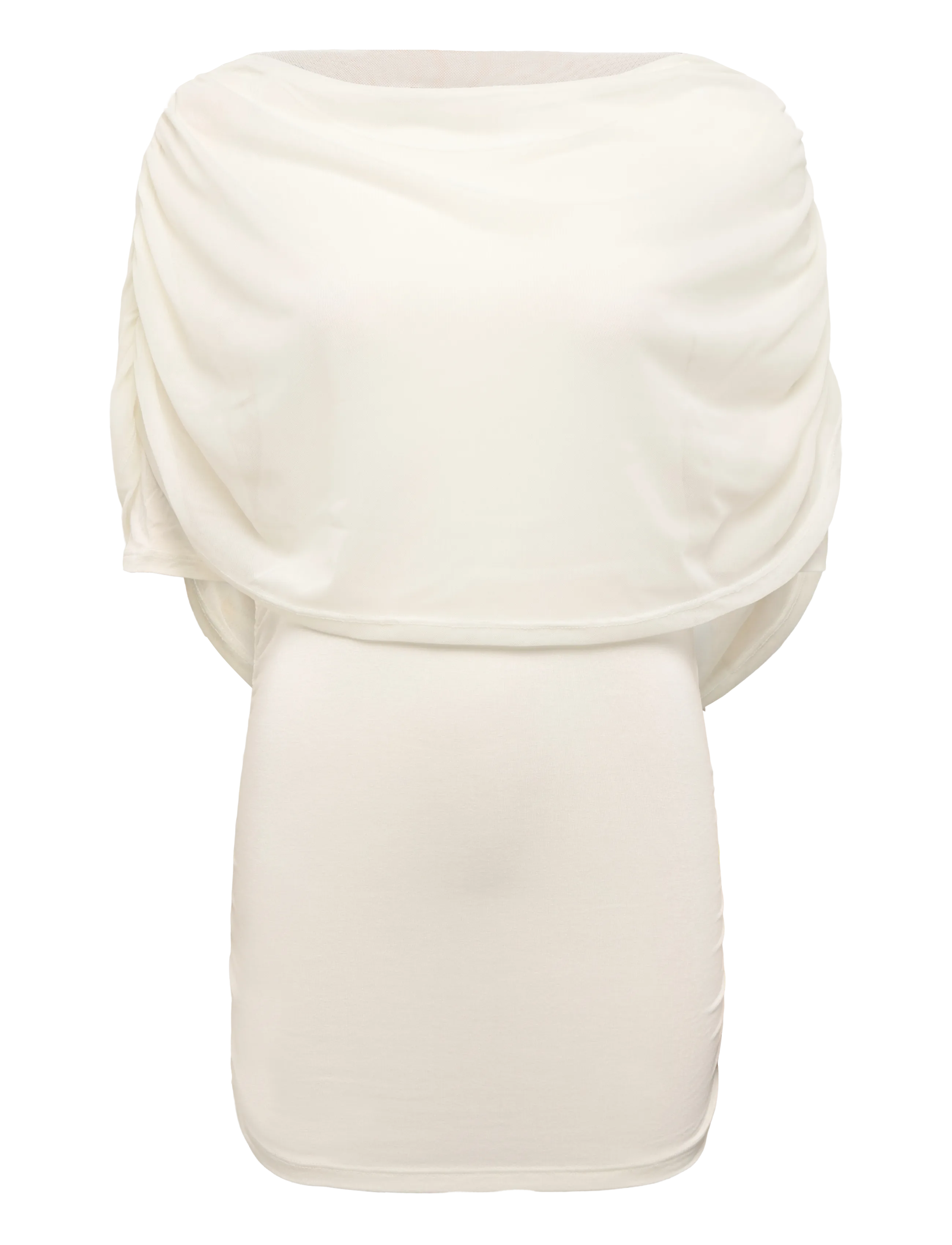 Object OBJDINA 2/4 BOATNECK CAPE TOP E TNE 26 - Tänapäevane naiselikkus - CLOUD DANCER / cream