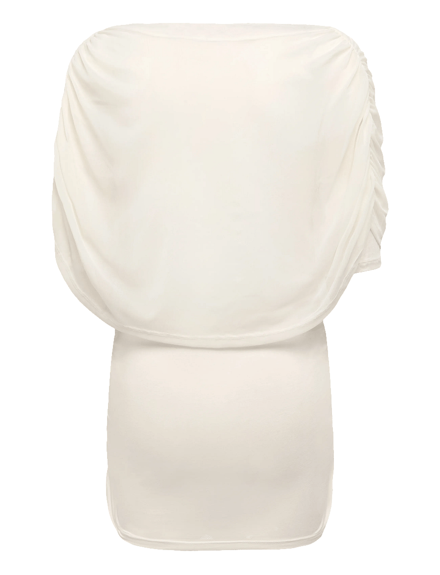 Object - OBJDINA 2/4 BOATNECK CAPE TOP E TNE 26 - lühikeste varrukatega pluusid - cloud dancer - 1