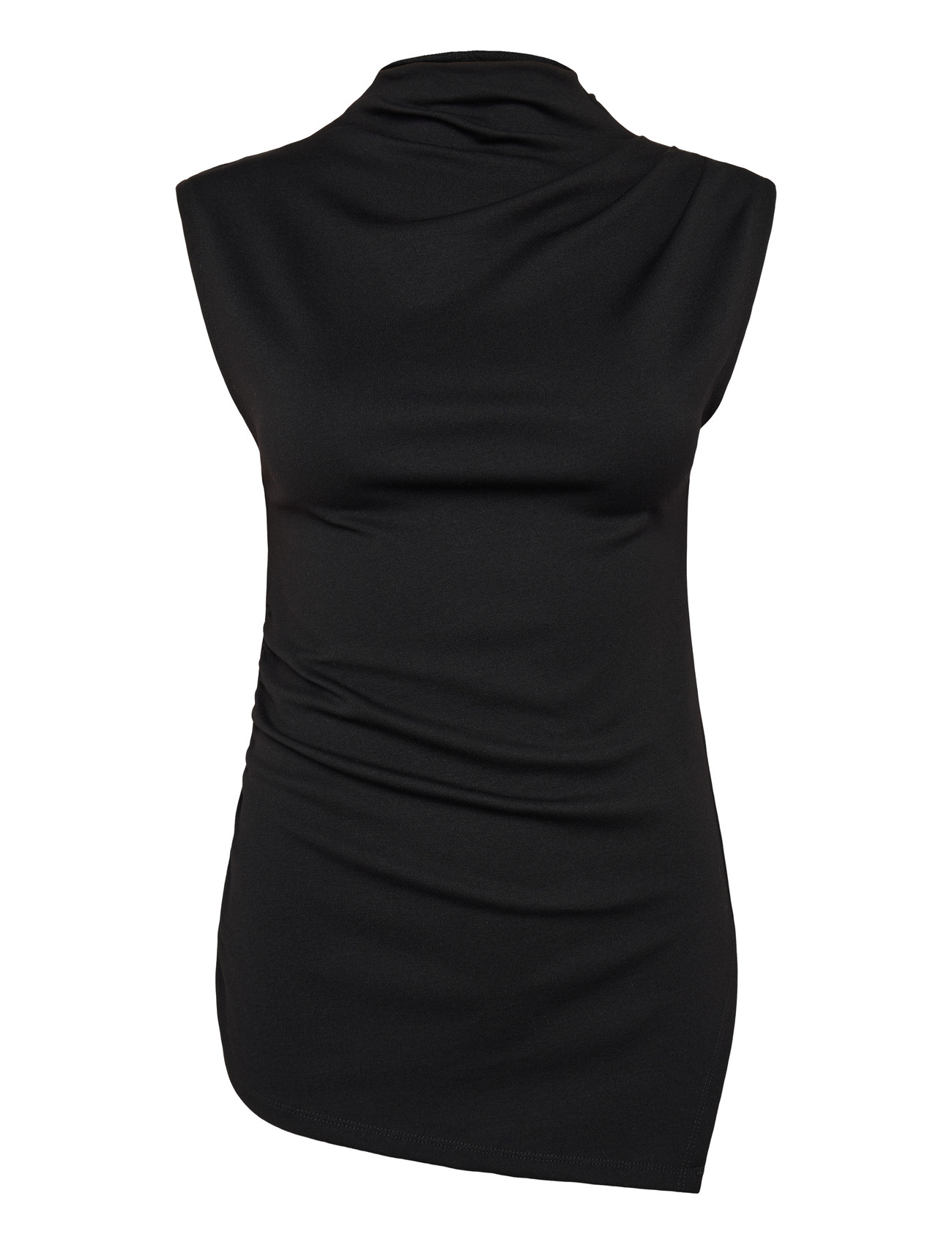 Object - OBJKELLY S/L HIGH NECK TOP E TNE 26 - black - 0