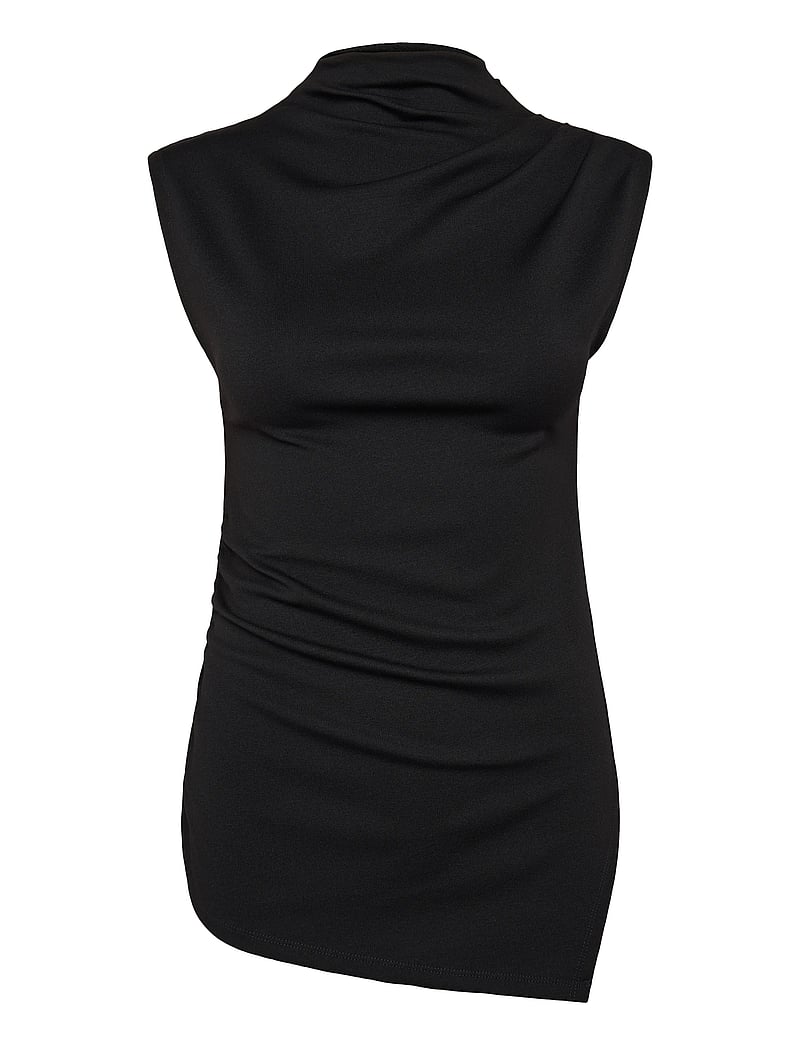 Object - OBJKELLY S/L HIGH NECK TOP E TNE 26 - black - 0