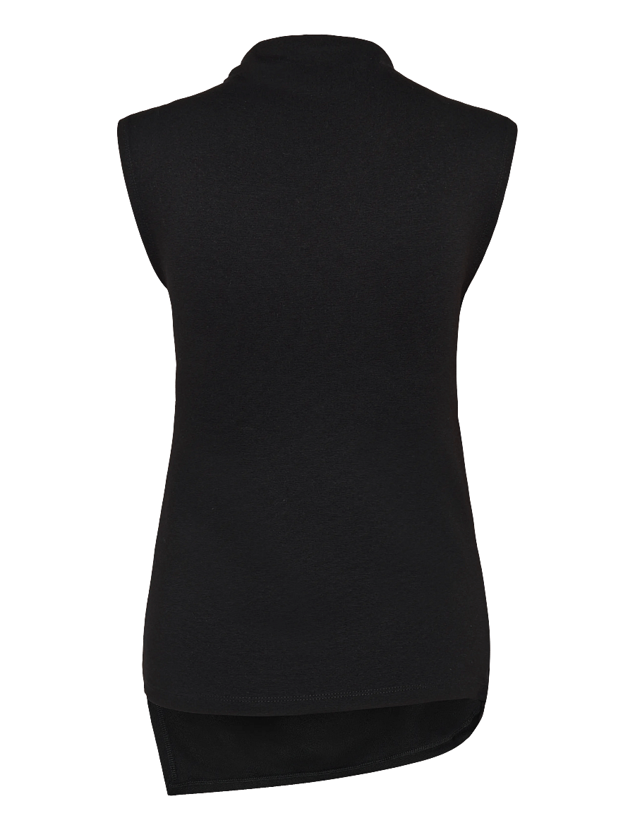 Object - OBJKELLY S/L HIGH NECK TOP E TNE 26 - black - 1