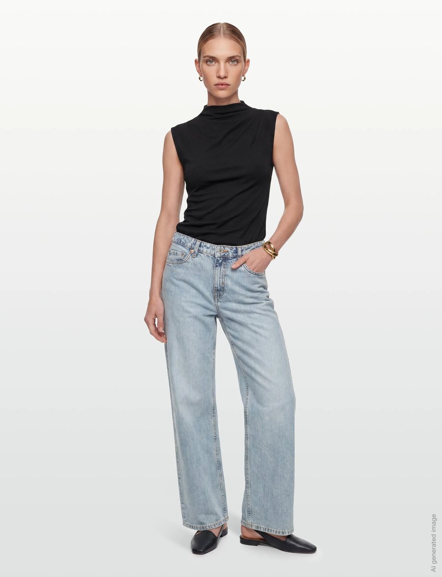 Object - OBJKELLY S/L HIGH NECK TOP E TNE 26 - Ärmellose tops - black - 0