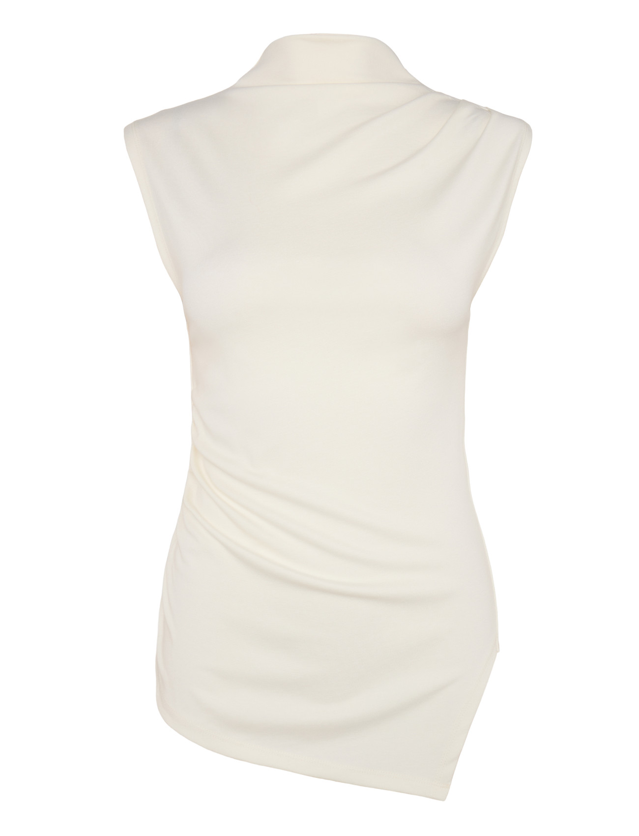 Object - OBJKELLY S/L HIGH NECK TOP E TNE 26 - cloud dancer - 0