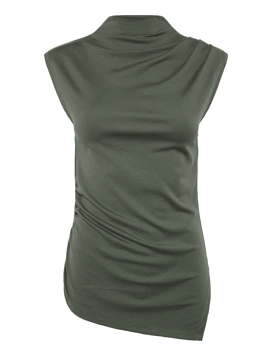 Object - OBJKELLY S/L HIGH NECK TOP E TNE 26 - tanktops - kambaba - 1