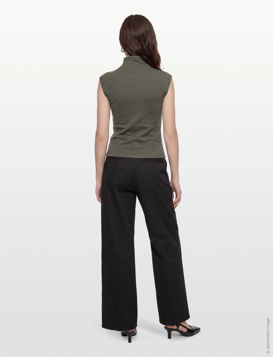 Object - OBJKELLY S/L HIGH NECK TOP E TNE 26 - tanktops - kambaba - 5