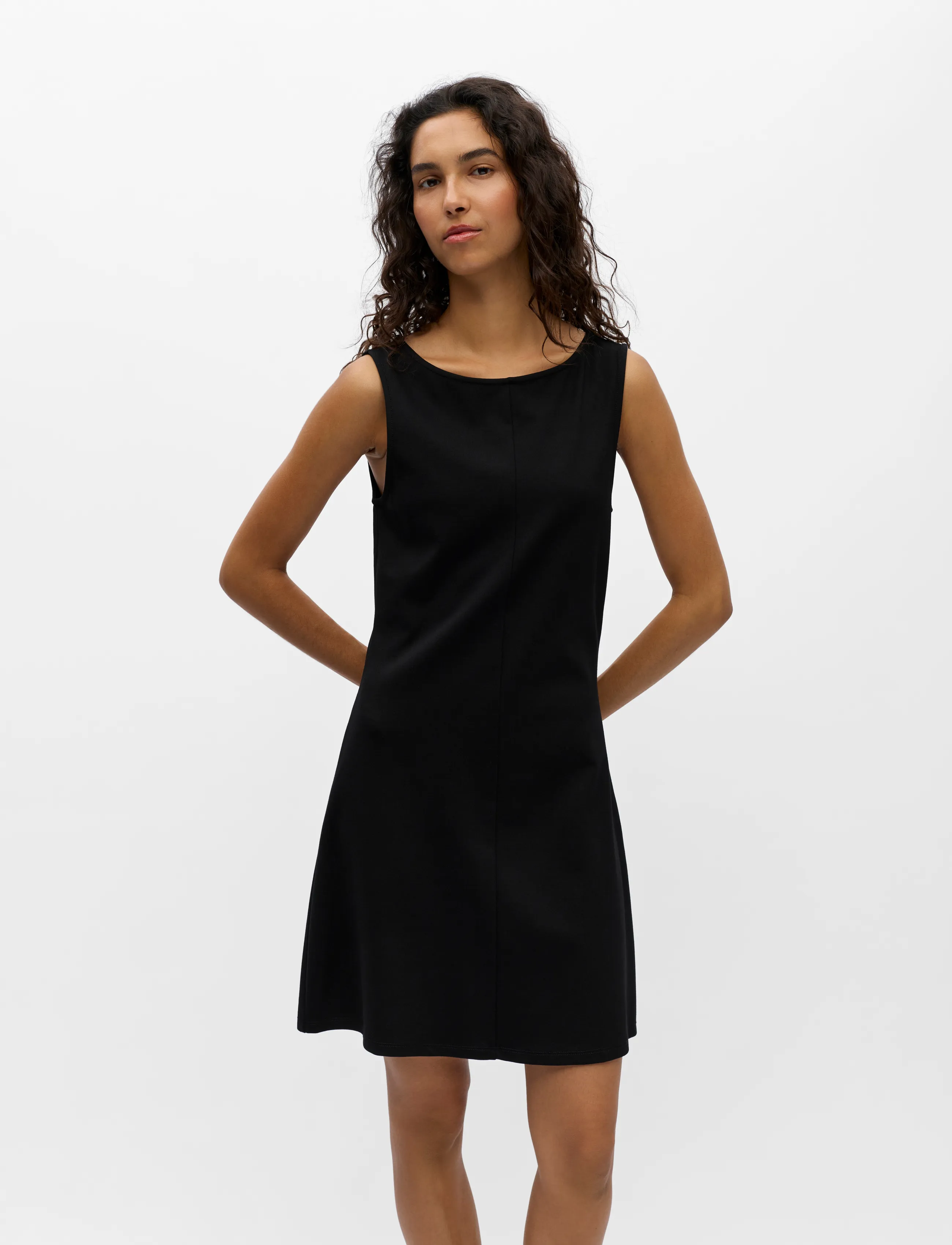 Object - OBJKELLY S/L SHORT DRESS E TNE 26 - sommarklänningar - black - 4