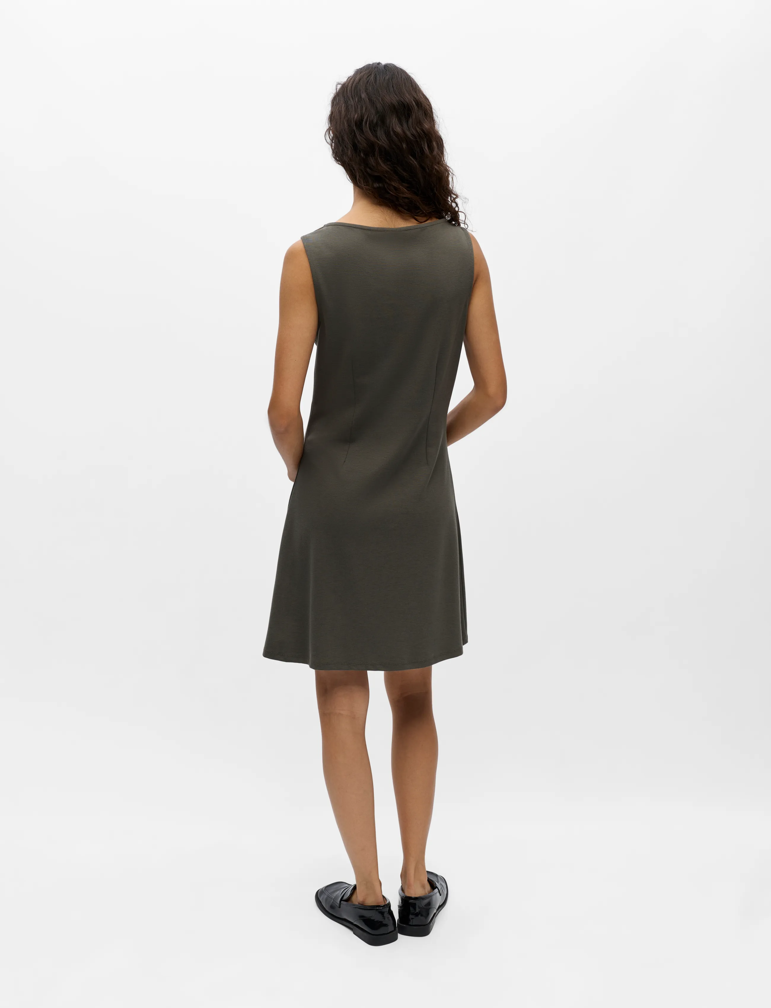 Object - OBJKELLY S/L SHORT DRESS E TNE 26 - sommerkjoler - kambaba - 2