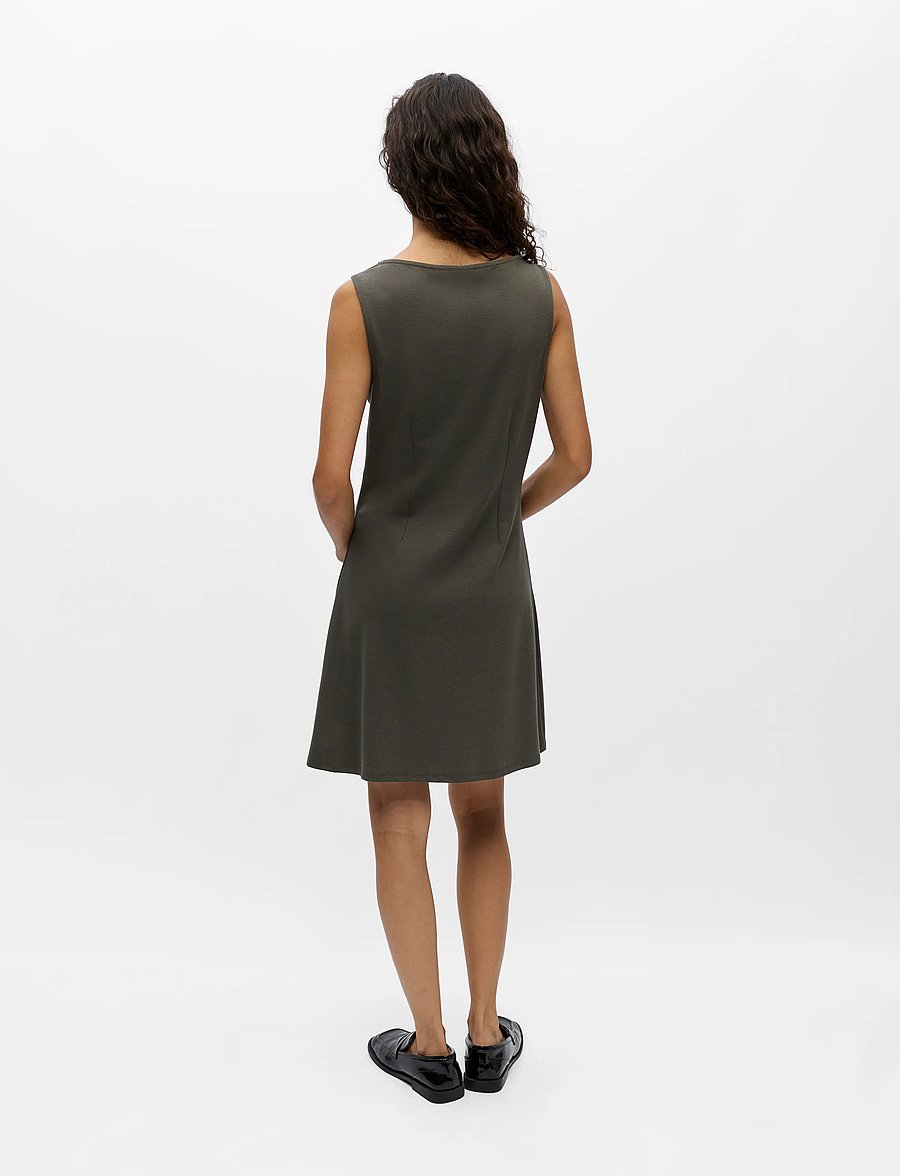 Object - OBJKELLY S/L SHORT DRESS E TNE 26 - sommerkjoler - kambaba - 2