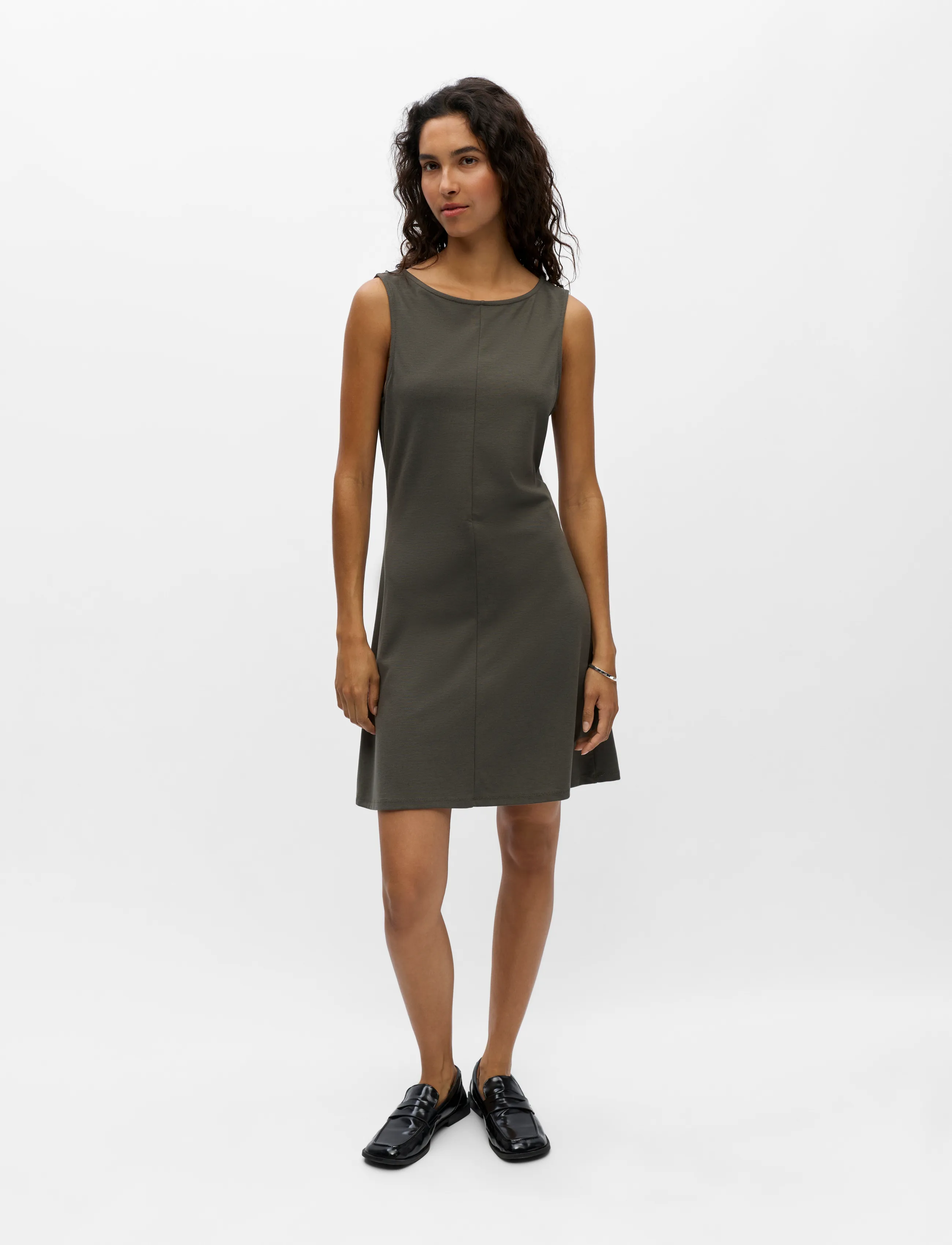 Object - OBJKELLY S/L SHORT DRESS E TNE 26 - sommerkjoler - kambaba - 4