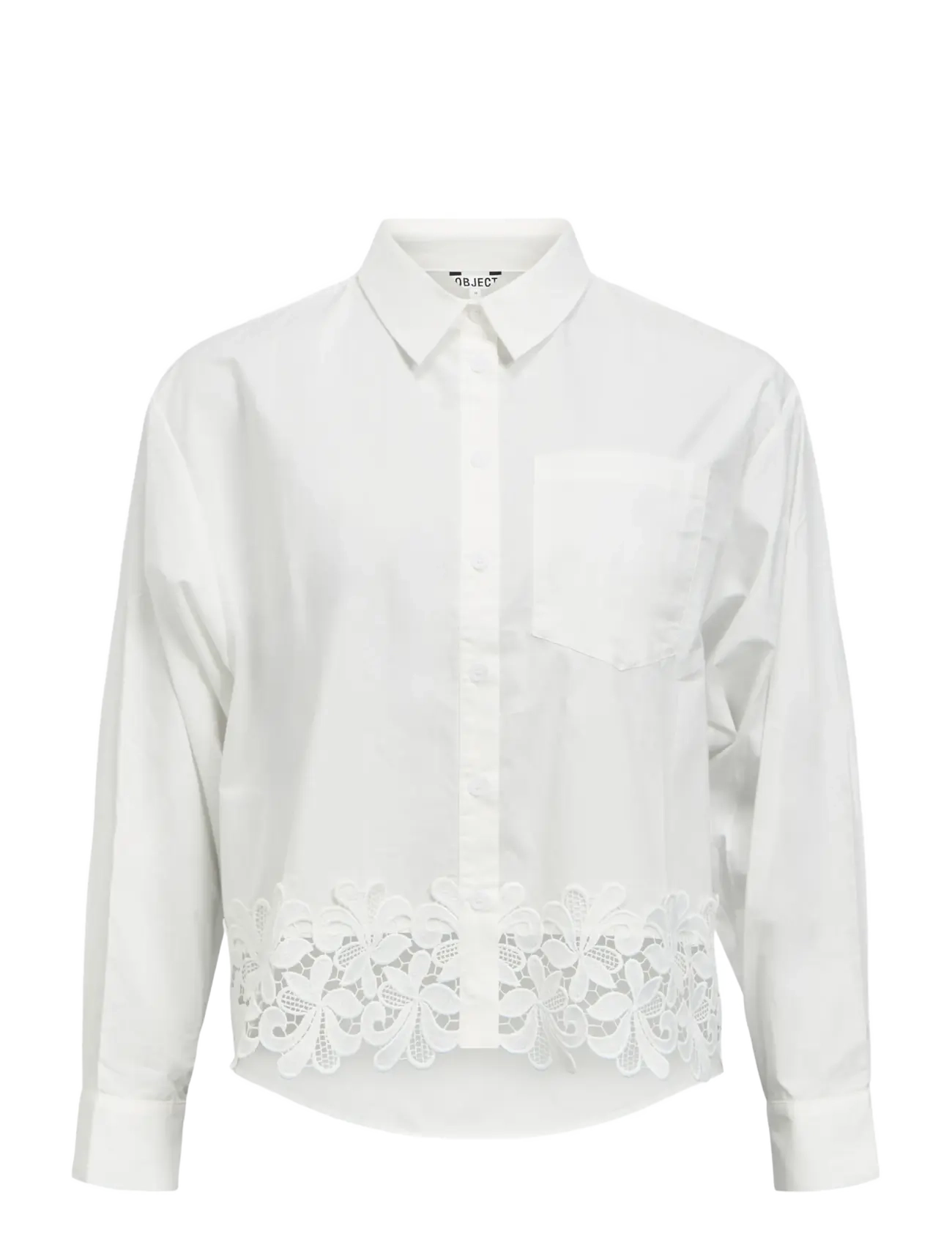 Object OBJASLY L/S REG. SHIRT E TNE - Riided - BRIGHT WHITE / white