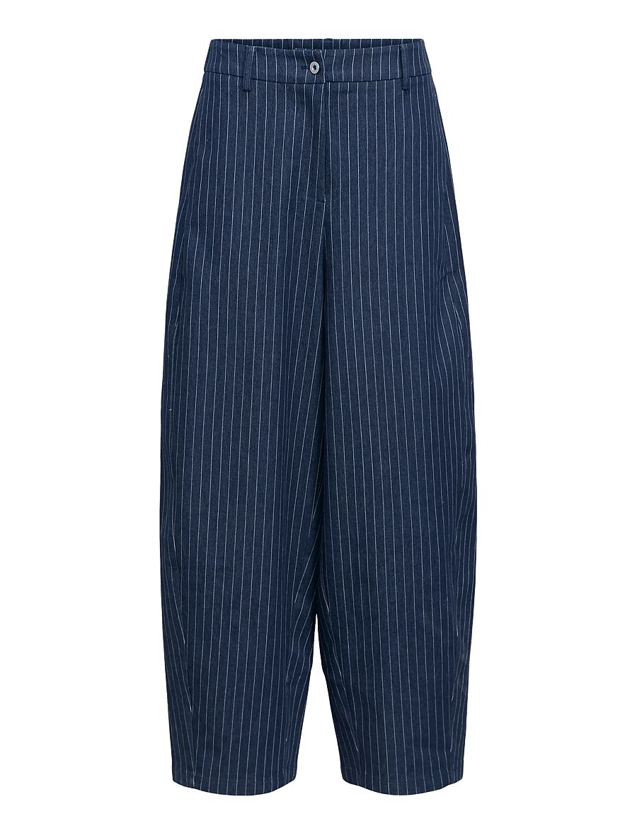 Object - OBJASRA MW BARREL PANTS E TNE - dark blue denim - 1