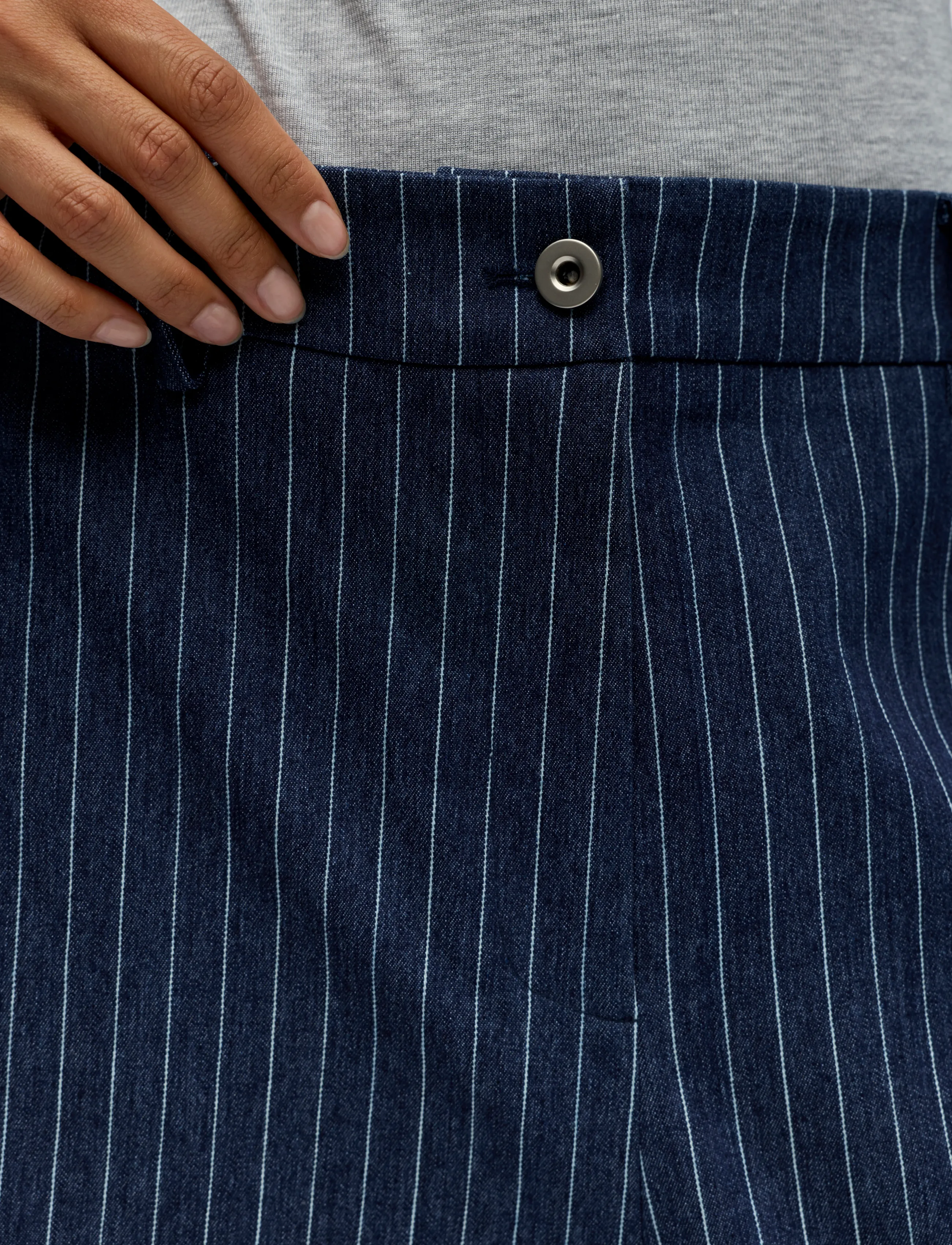 Object - OBJASRA MW BARREL PANTS E TNE - dark blue denim - 3