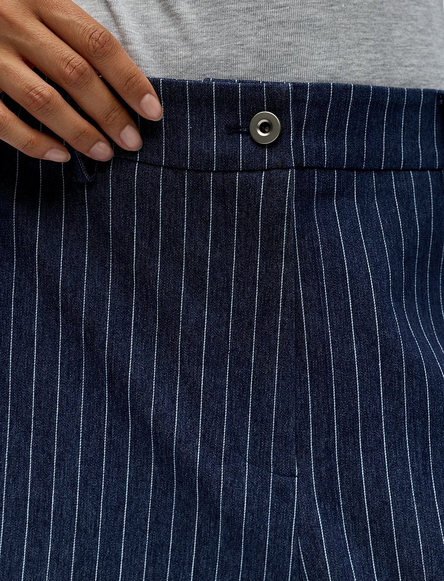 Object - OBJASRA MW BARREL PANTS E TNE - dark blue denim - 3