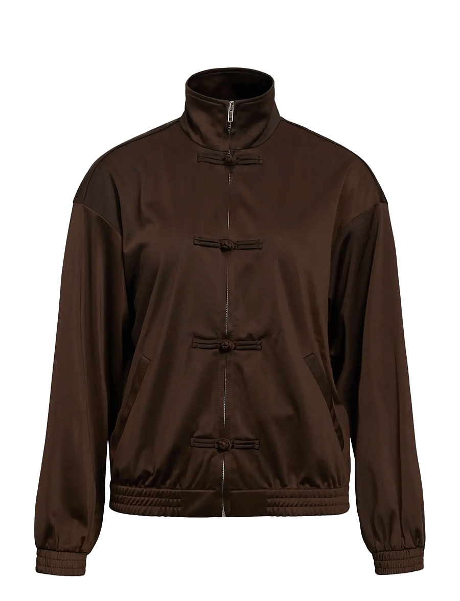 Object - OBJTRACKY RE L/S JACKET E DIV - leichte jacken - seal brown - 1