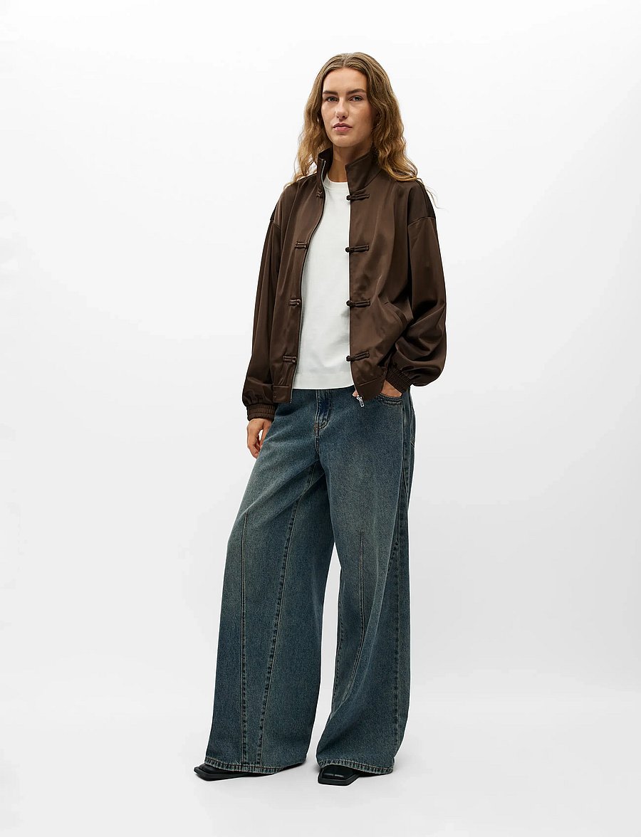 Object - OBJTRACKY RE L/S JACKET E DIV - leichte jacken - seal brown - 0