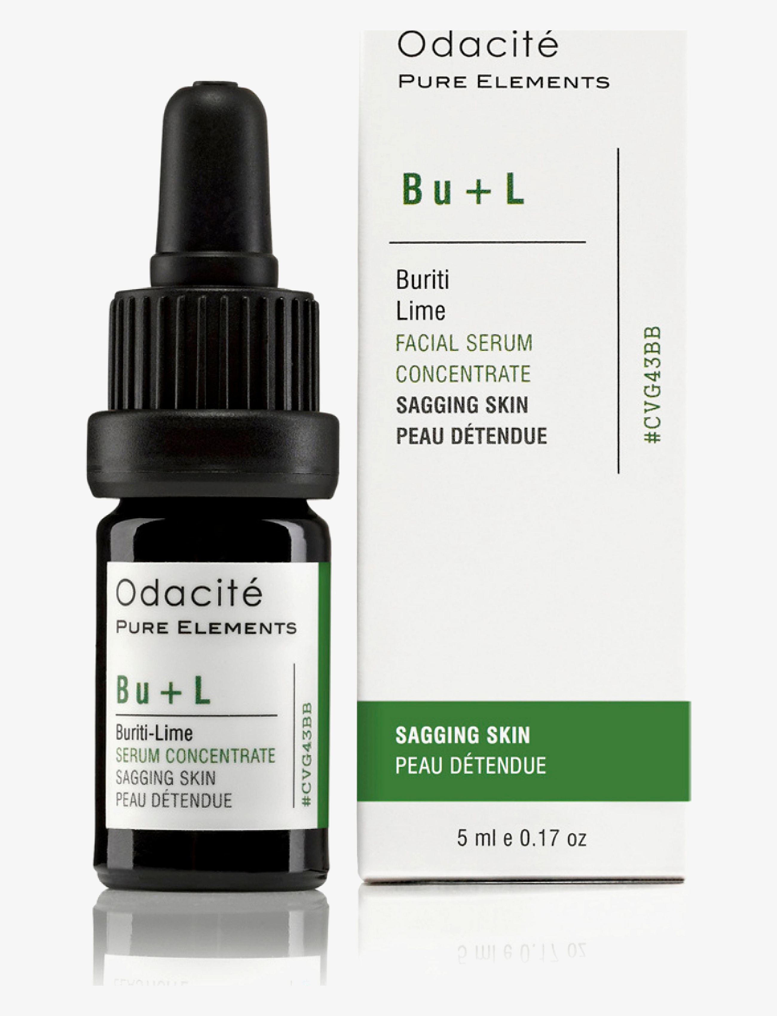 Odacité Skincare Bu+L Sagging Skin Booster - Buriti + Lime - Hudpleje - BU+L SAGGING SKIN BOOSTER - BURITI + LIME / clear