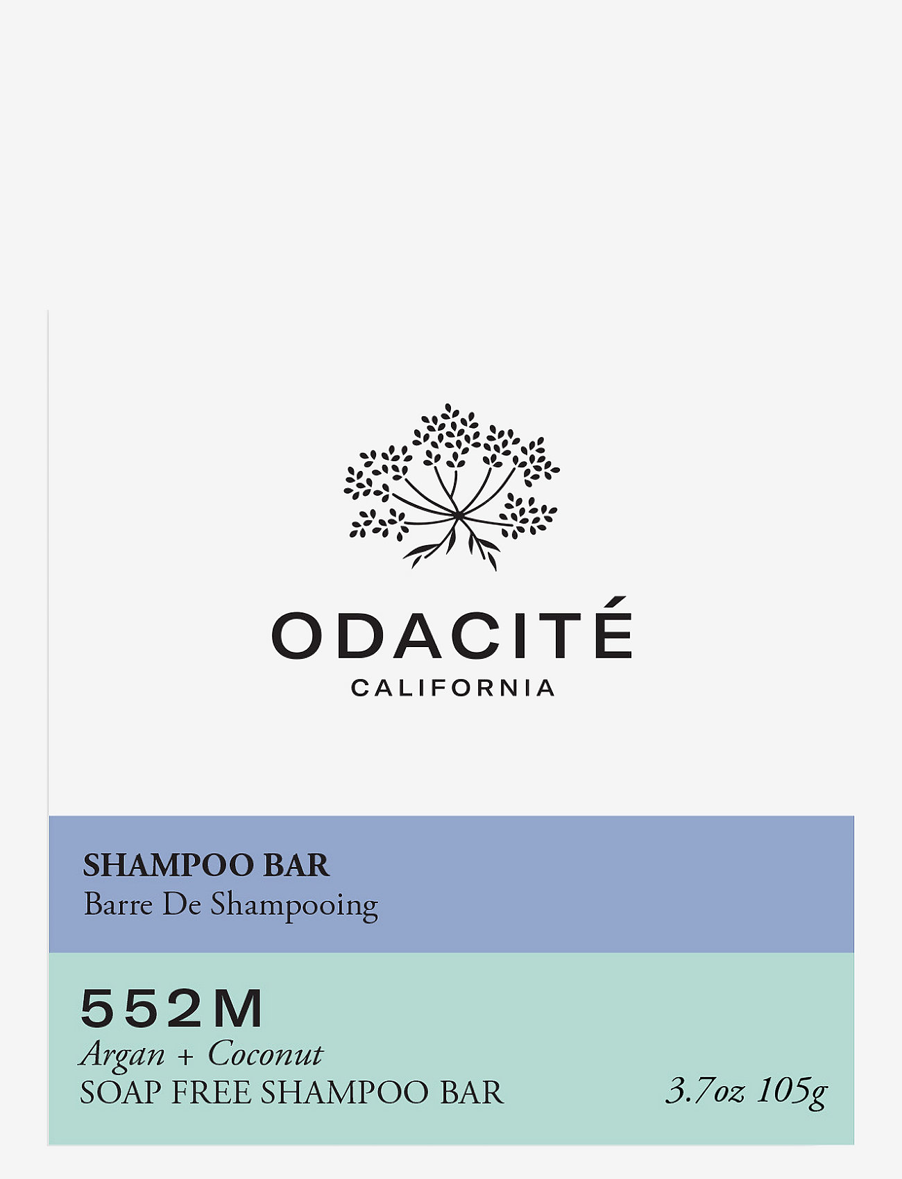 Odacité Skincare - 552M Soap Free Shampoo Bar - 552m soap free shampoo bar - 0