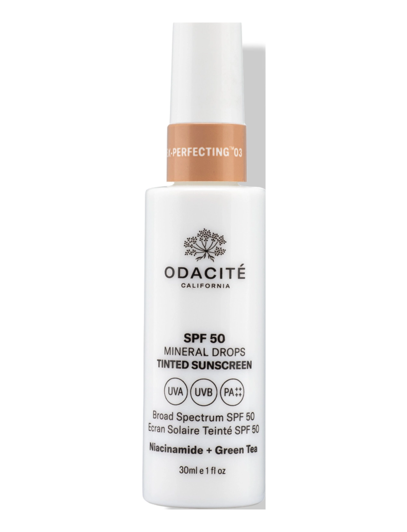 Odacité Skincare Flex-Perfecting  SPF50 Tinted Sunscreen 03 - Beauty - Herre - FLEX-PERFECTING  SPF50 TINTED SUNSCREEN / clear