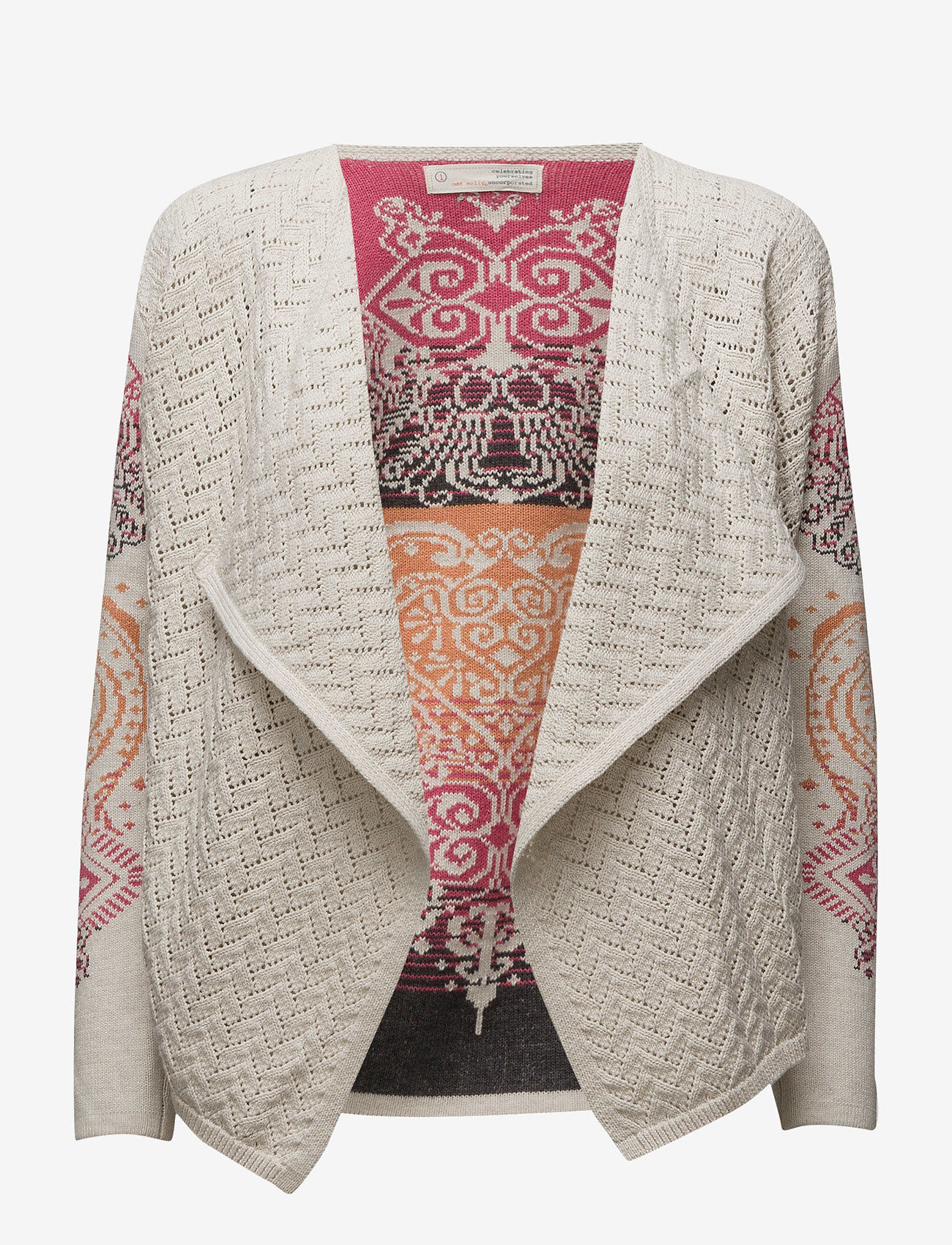 ODD MOLLY - sparkling cardigan - chalk - 0