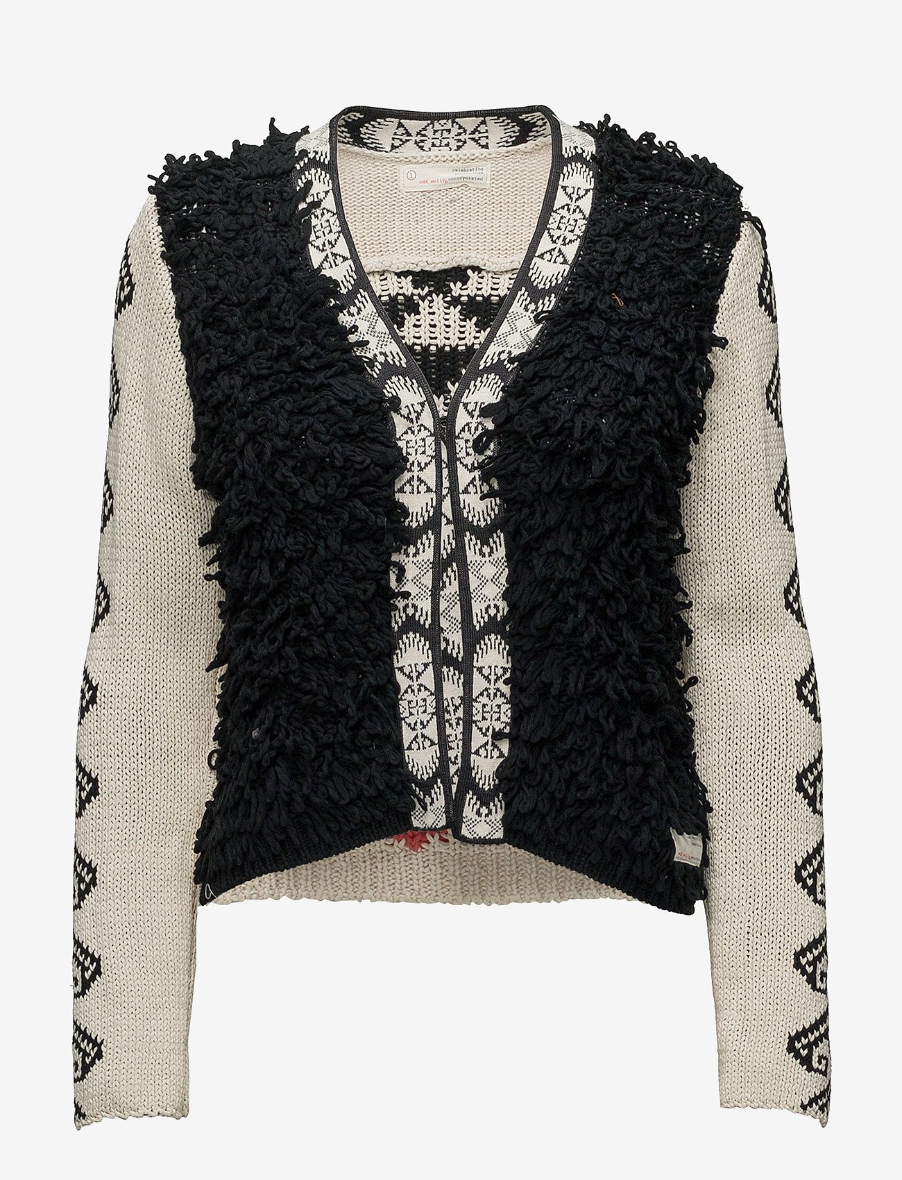 ODD MOLLY - gaucho cardigan - almost black - 0