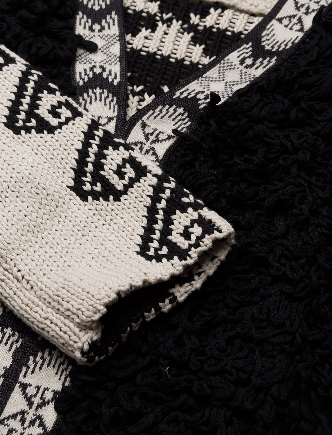 ODD MOLLY - gaucho cardigan - almost black - 2