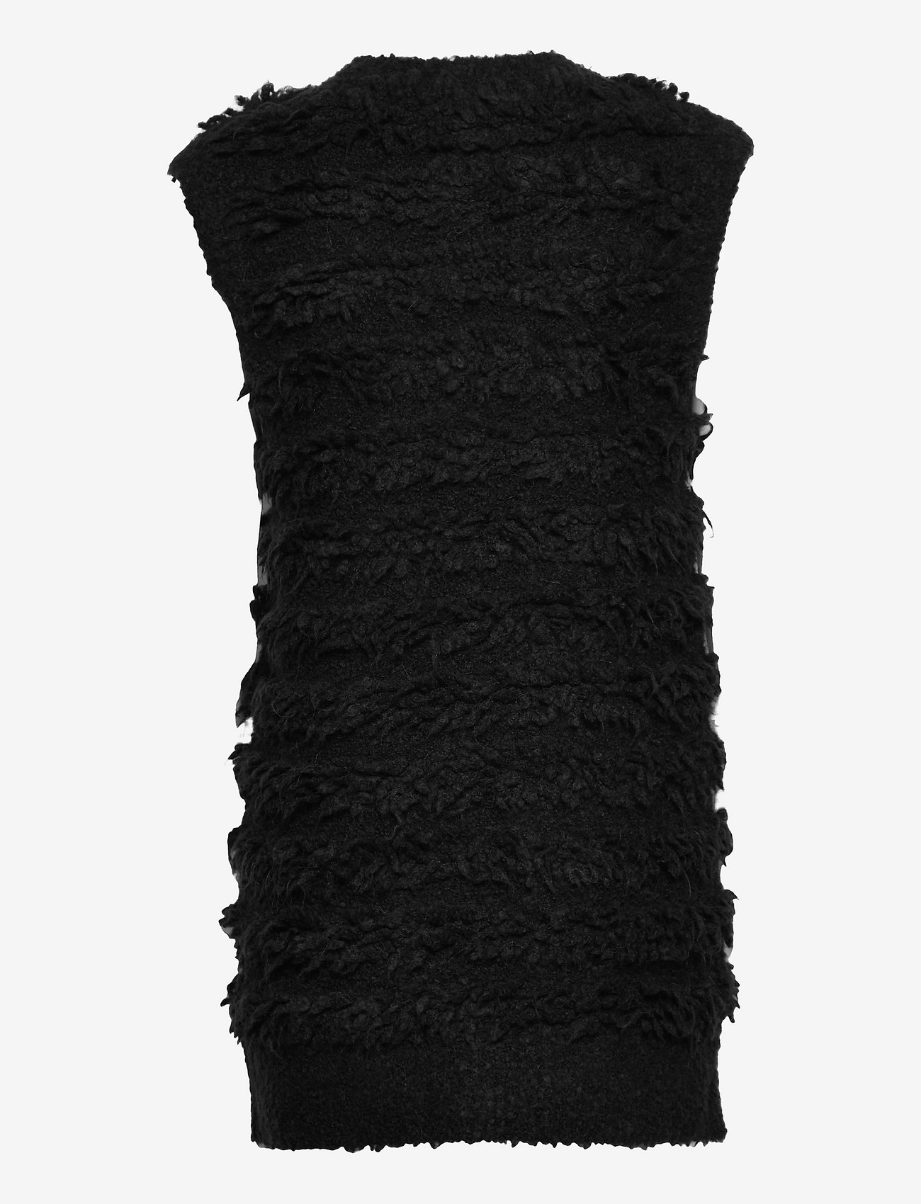 ODD MOLLY - Tyra Knitted Vest - almost black - 1