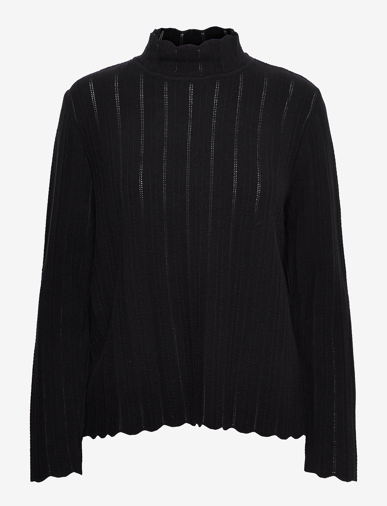 ODD MOLLY - Sarah Knitted Sweater - almost black - 0