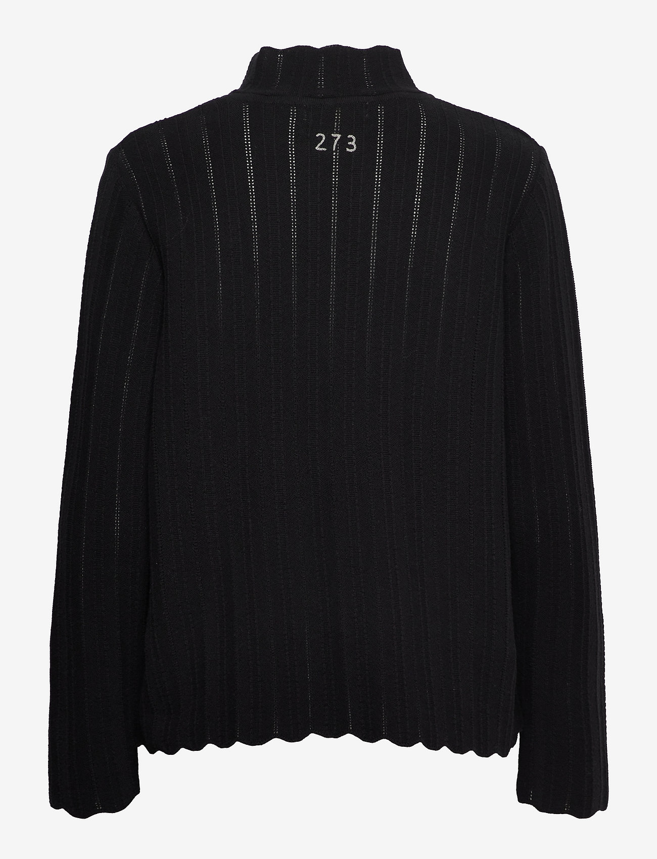 ODD MOLLY - Sarah Knitted Sweater - almost black - 1