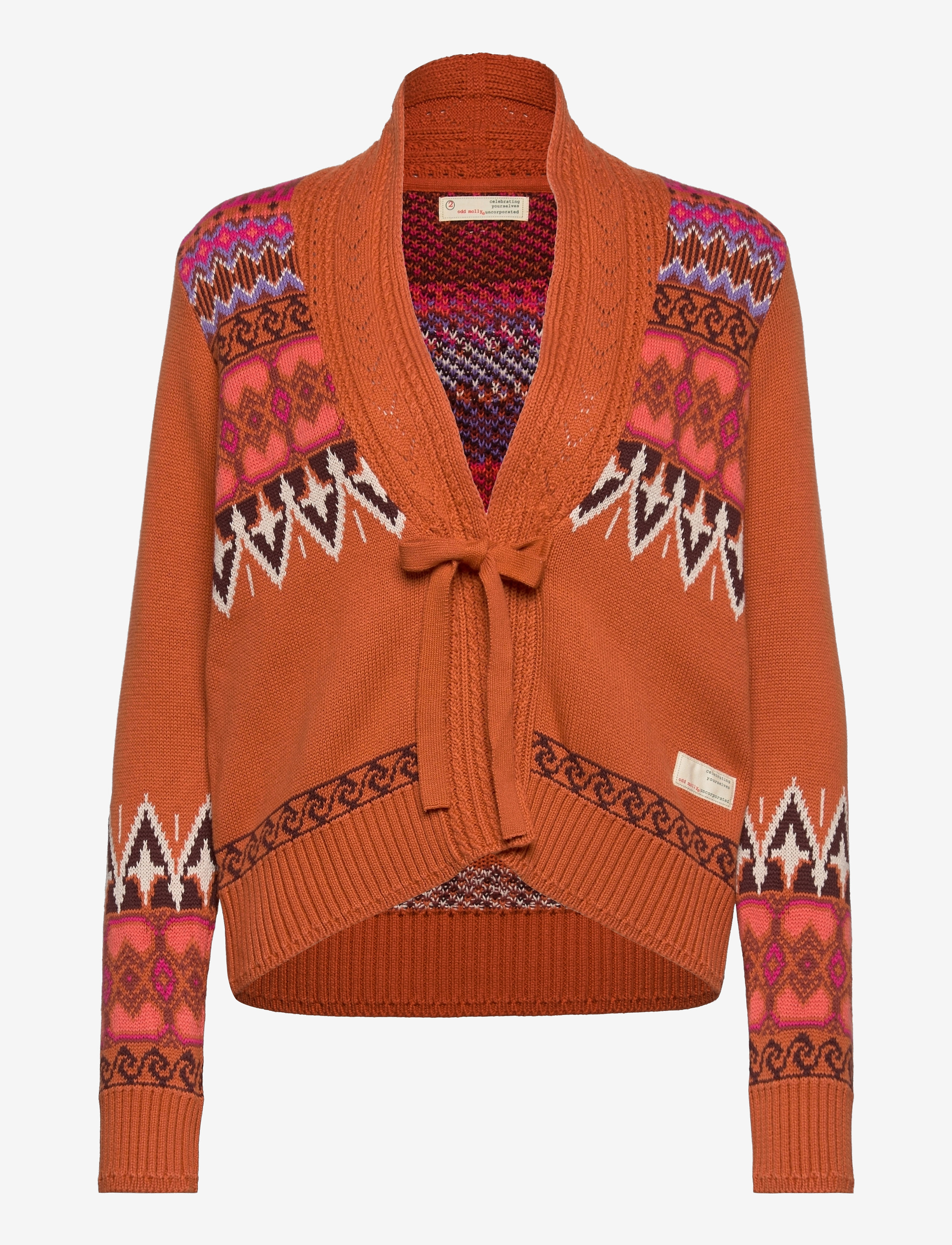 ODD MOLLY - Smilla Knitted Cardigan - baked earth - 1
