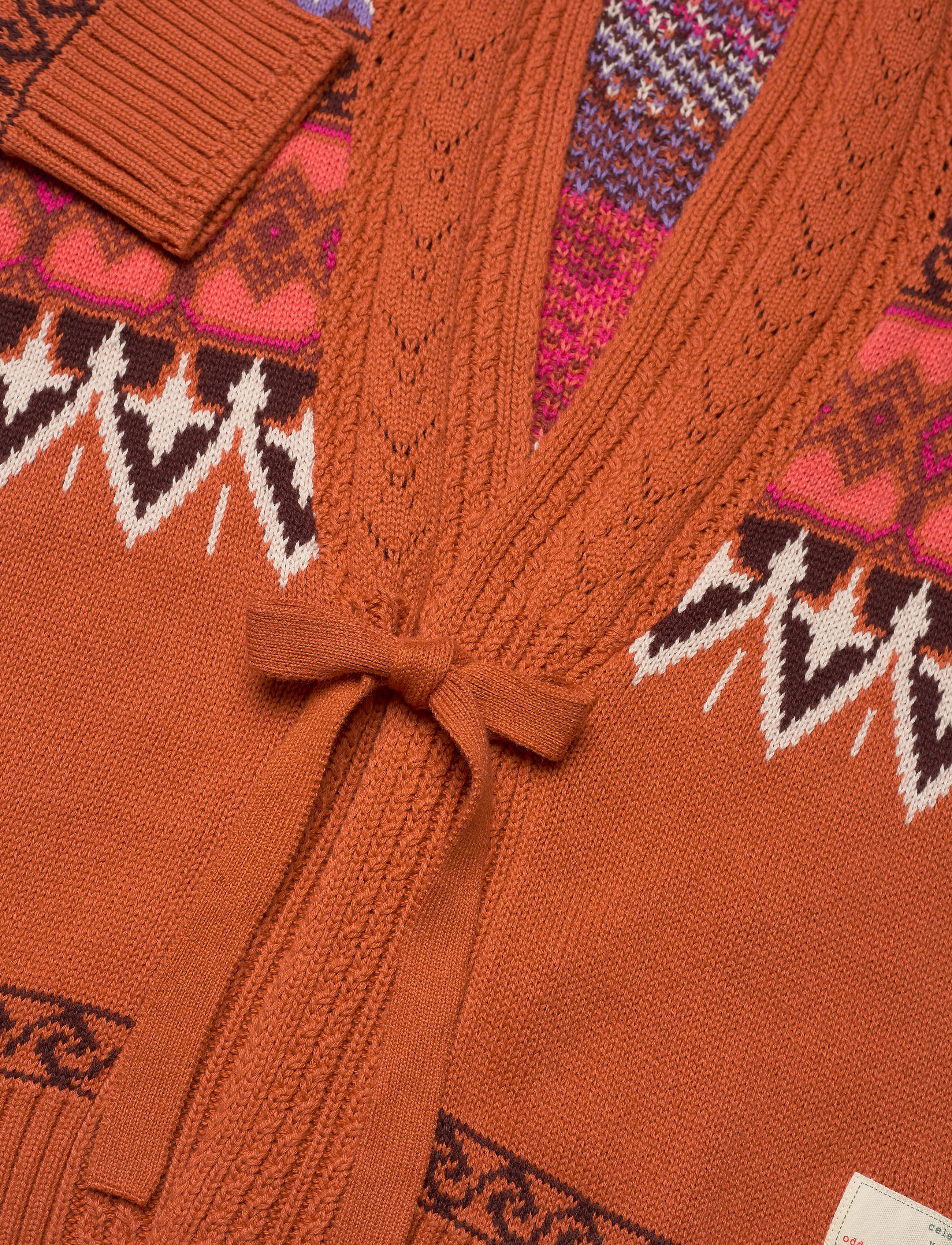 ODD MOLLY - Smilla Knitted Cardigan - baked earth - 4