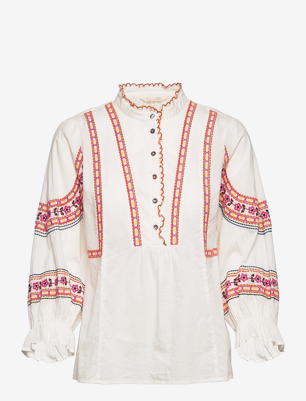 Cassandra Blouse - LIGHT CHALK