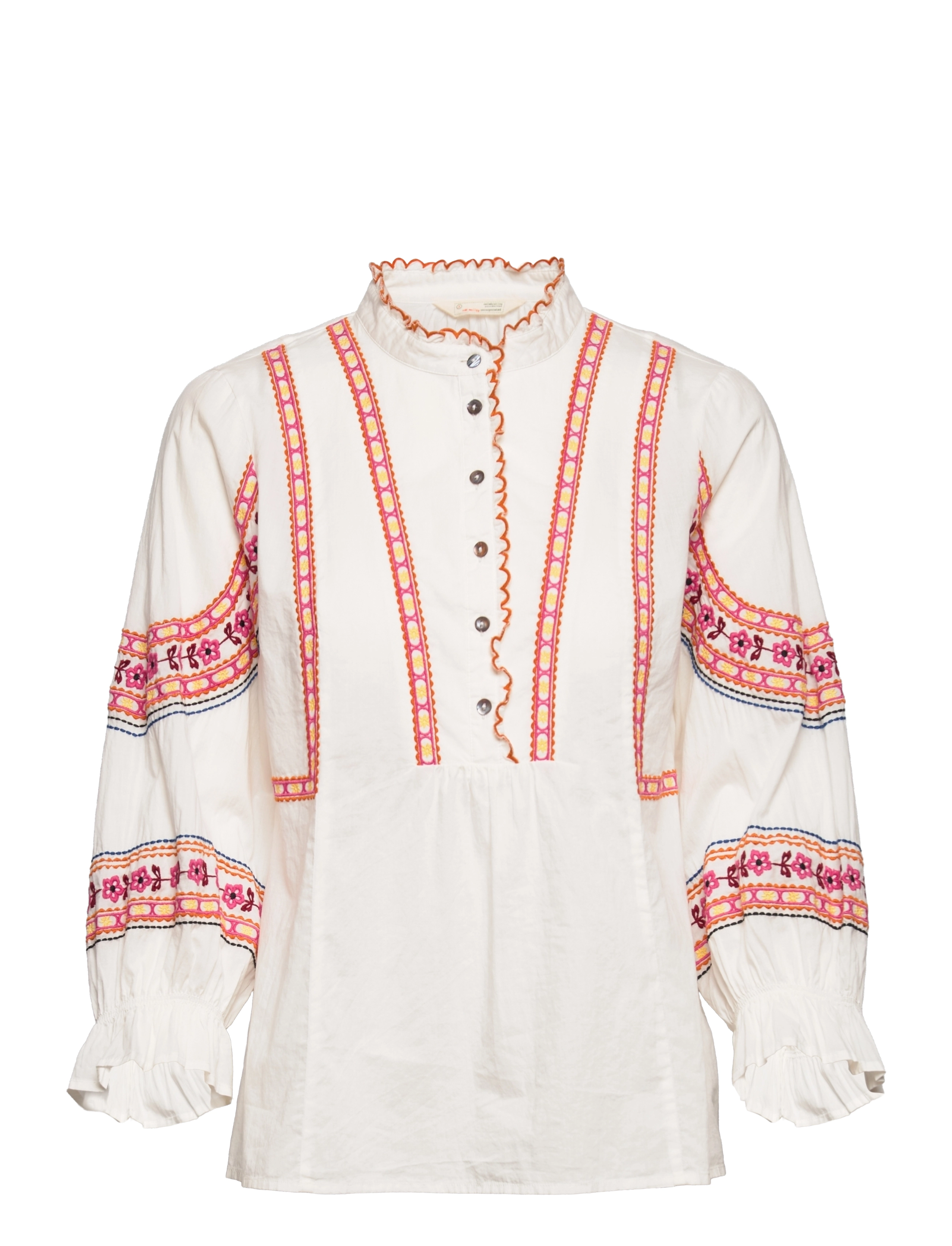 ODD MOLLY - Cassandra Blouse - light chalk - 0