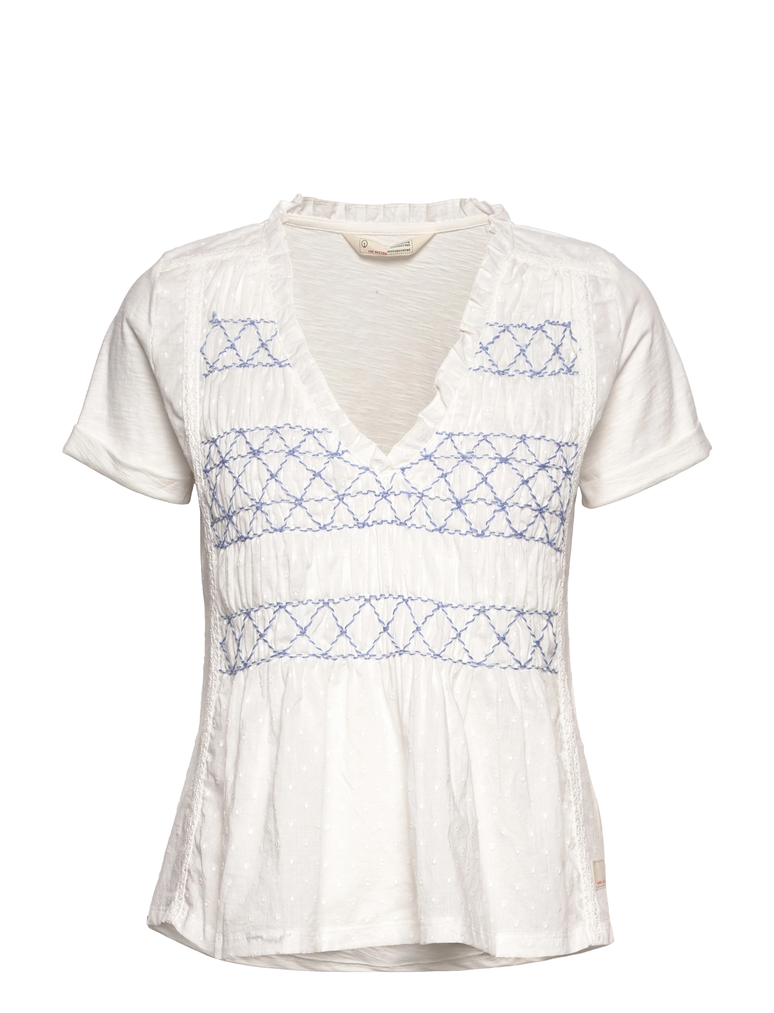 Hilma Blouse - LIGHT CHALK