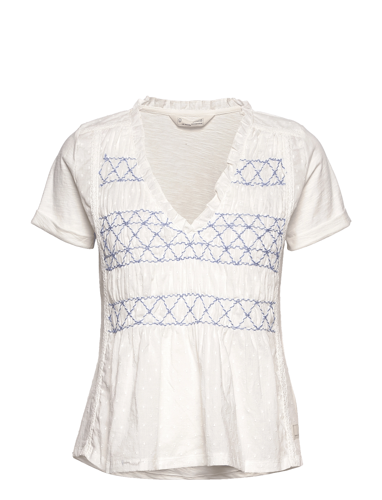 Hilma Blouse - LIGHT CHALK