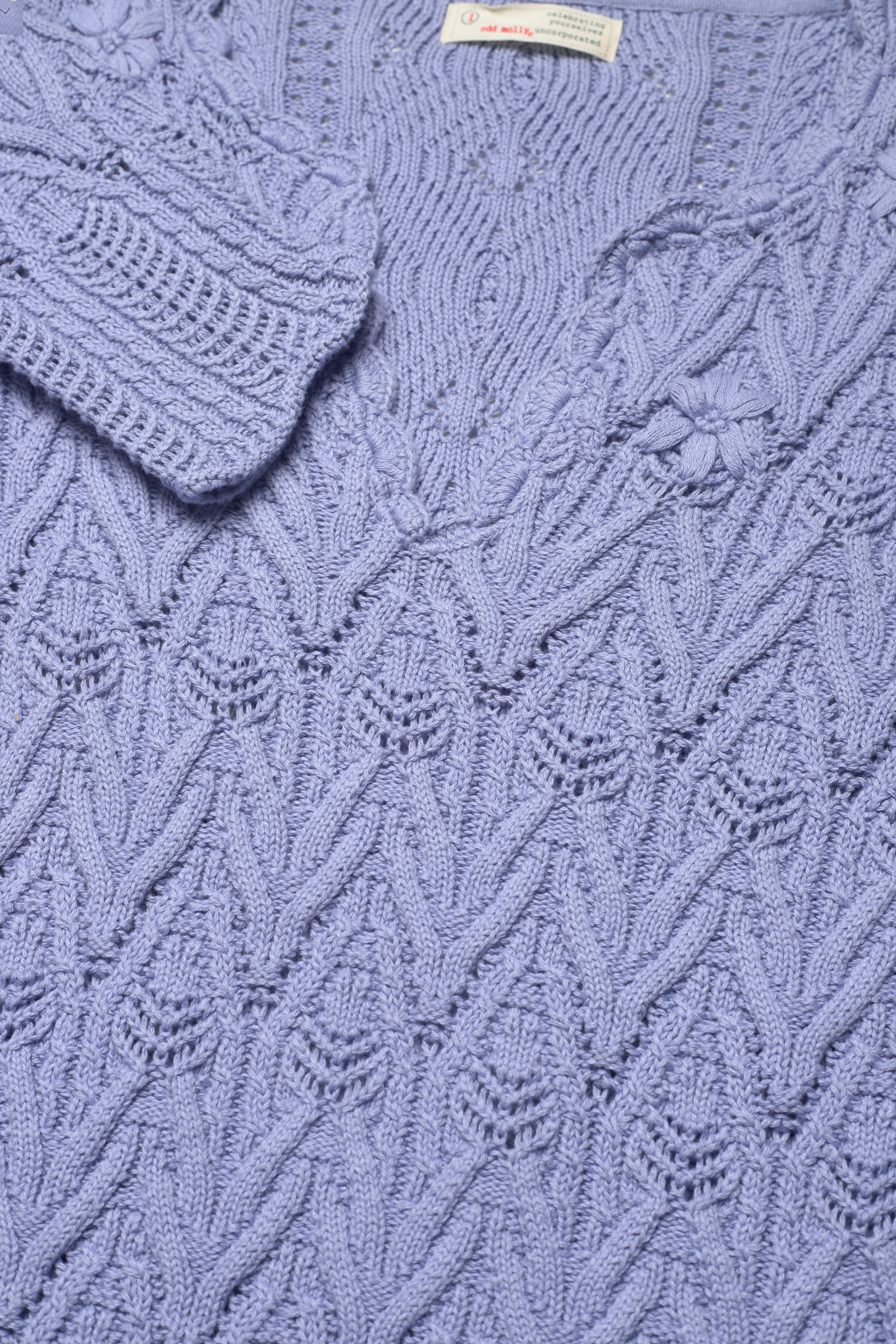 ODD MOLLY - Nova Sweater - blue steel - 4