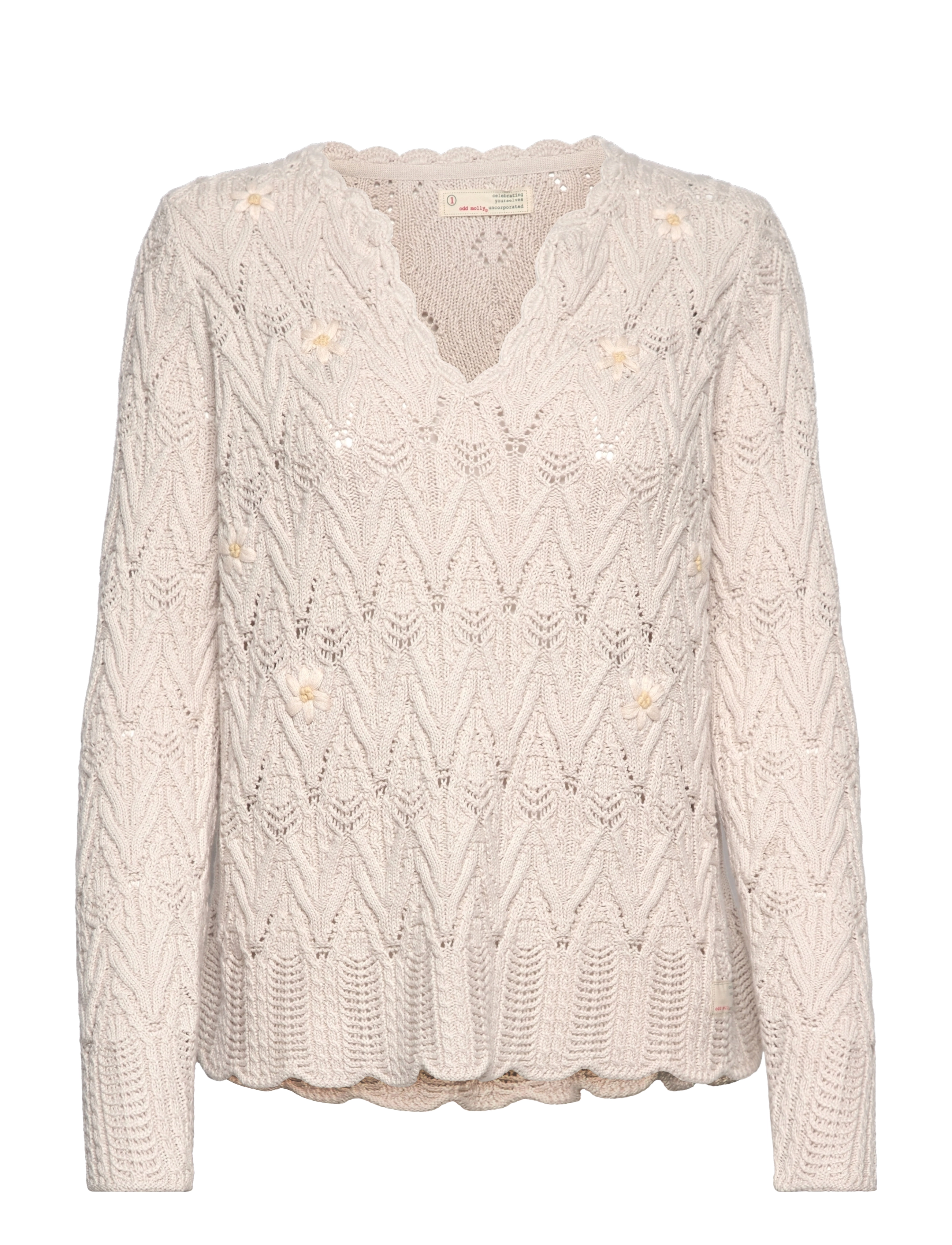 ODD MOLLY - Nova Sweater - chalk - 0