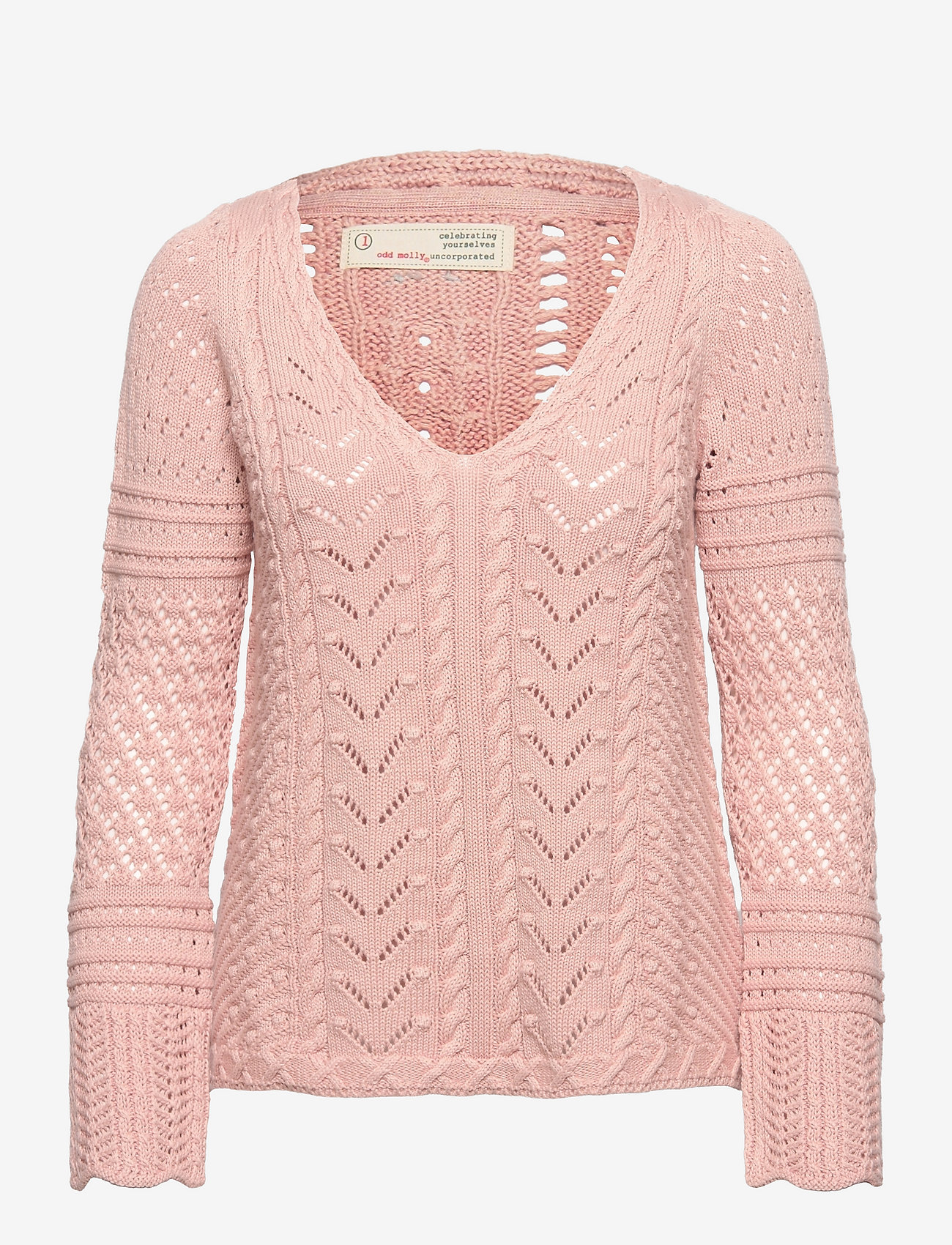 ODD MOLLY - Dolly Sweater - smoke rose - 0