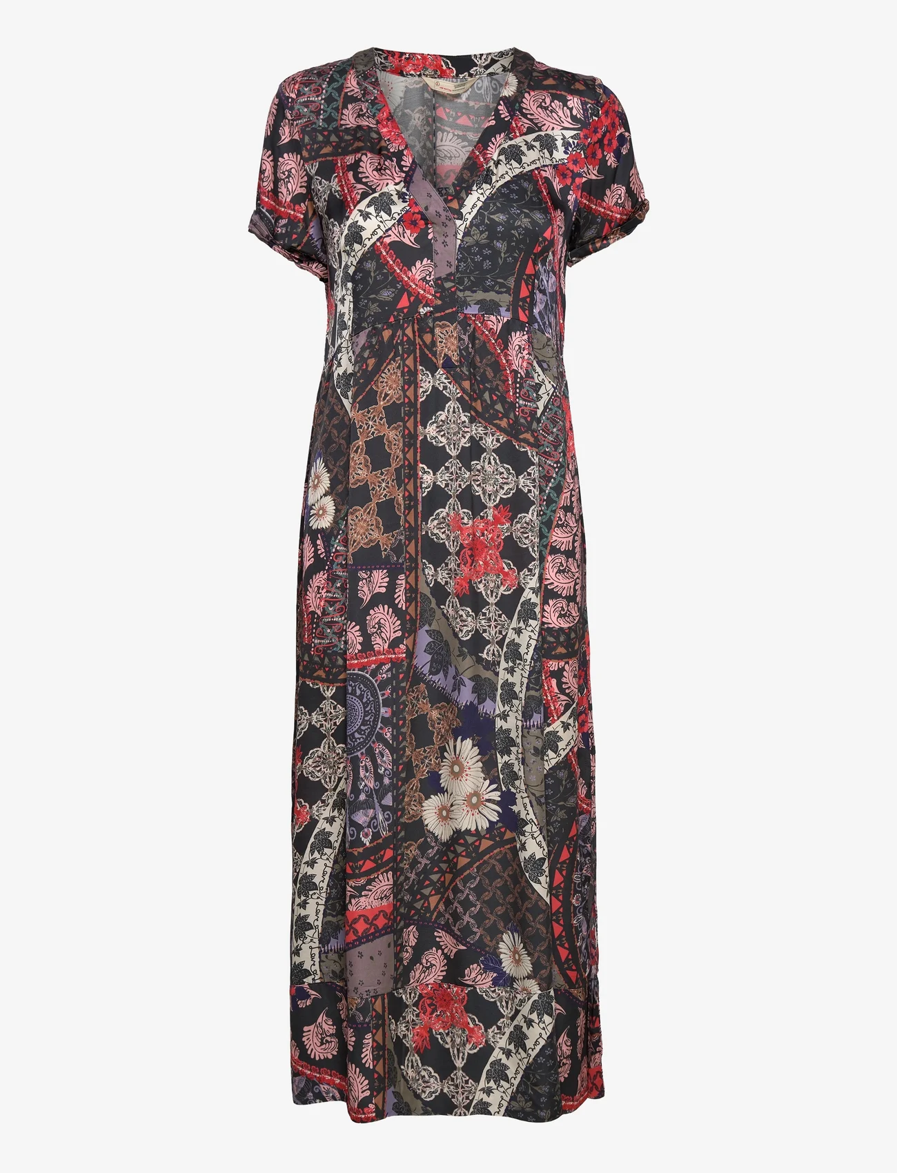 ODD MOLLY - Anita Short Dress - vidutinio ilgio suknelės - deep asphalt - 0